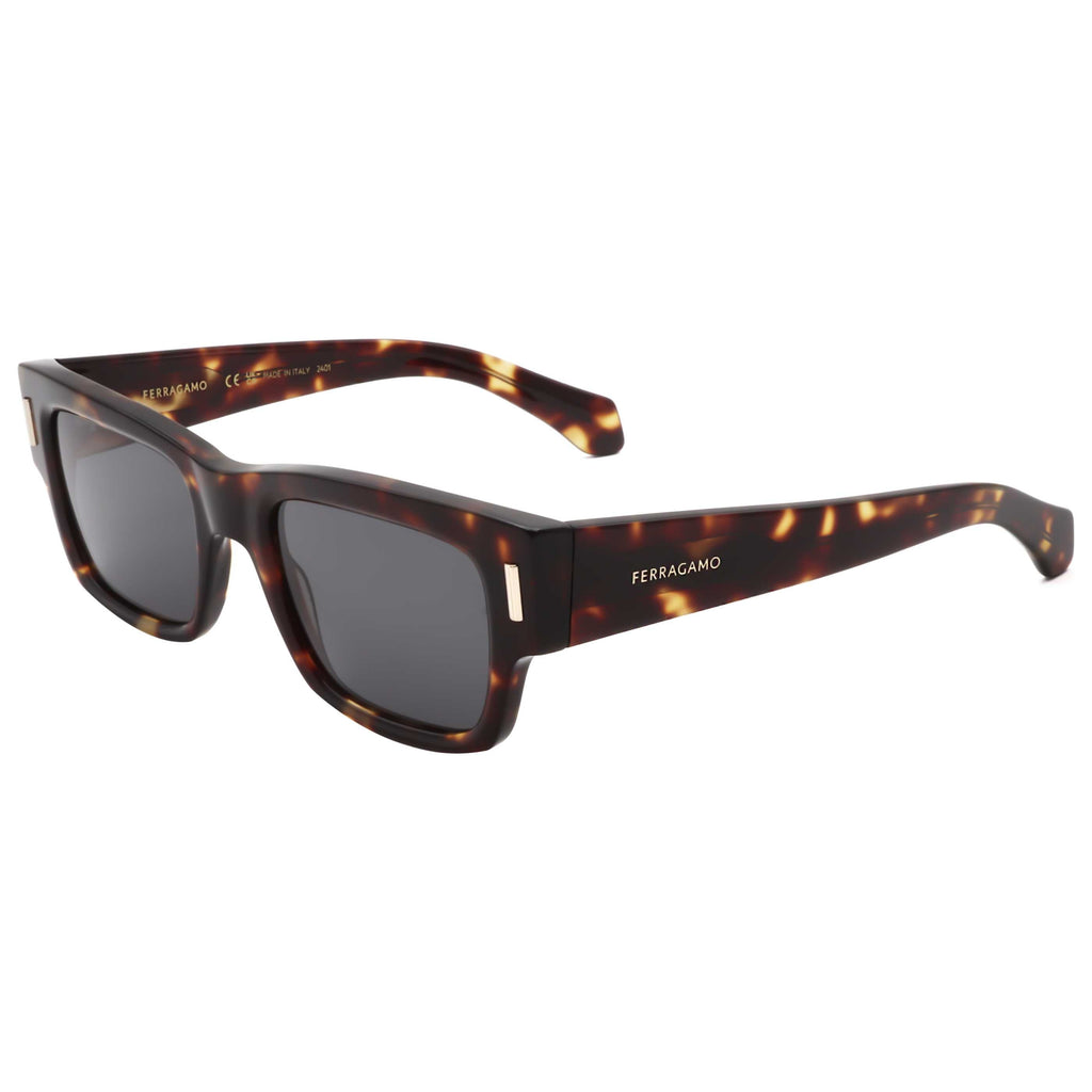 Gafas de Sol Salvatore Ferragamo Marrón Rectangular SF2011S-242-53