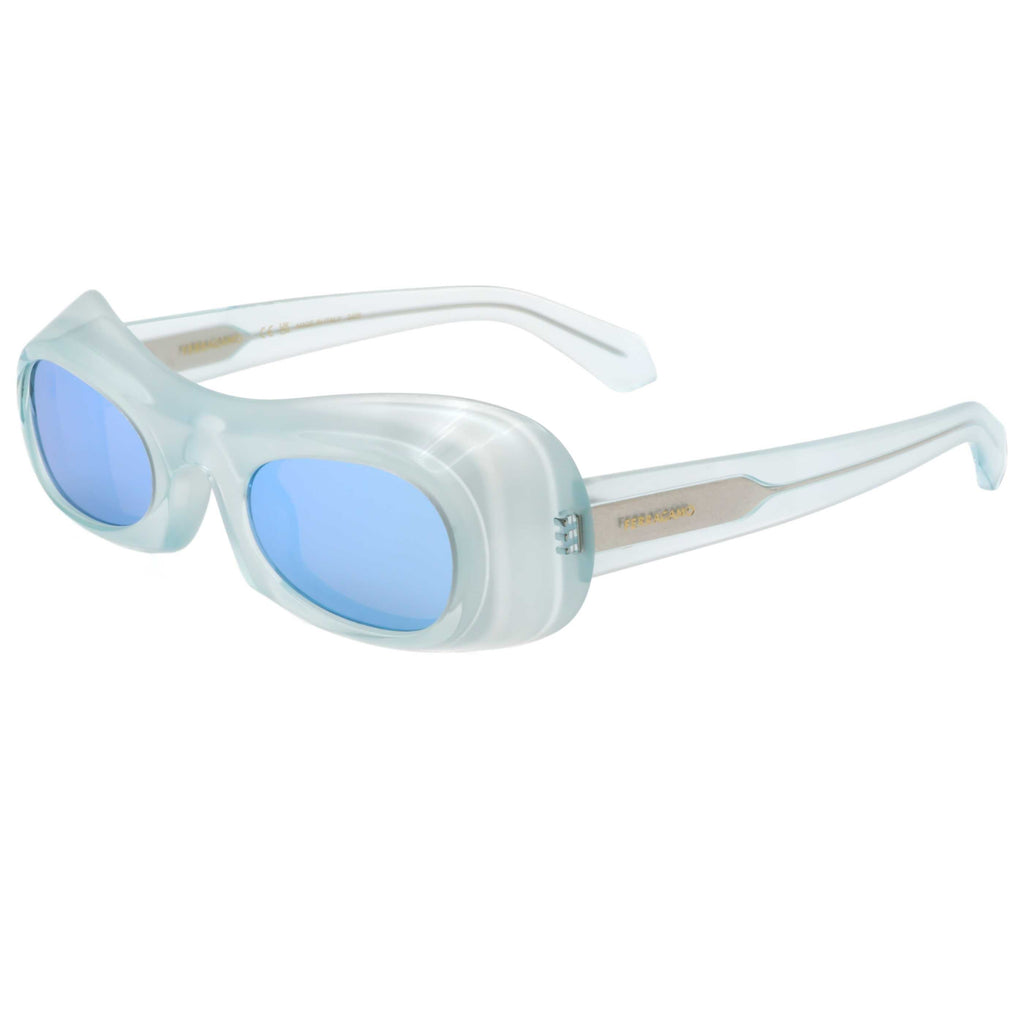 Gafas de Sol Salvatore Ferragamo Azul Ovalada SF2030S-451-51