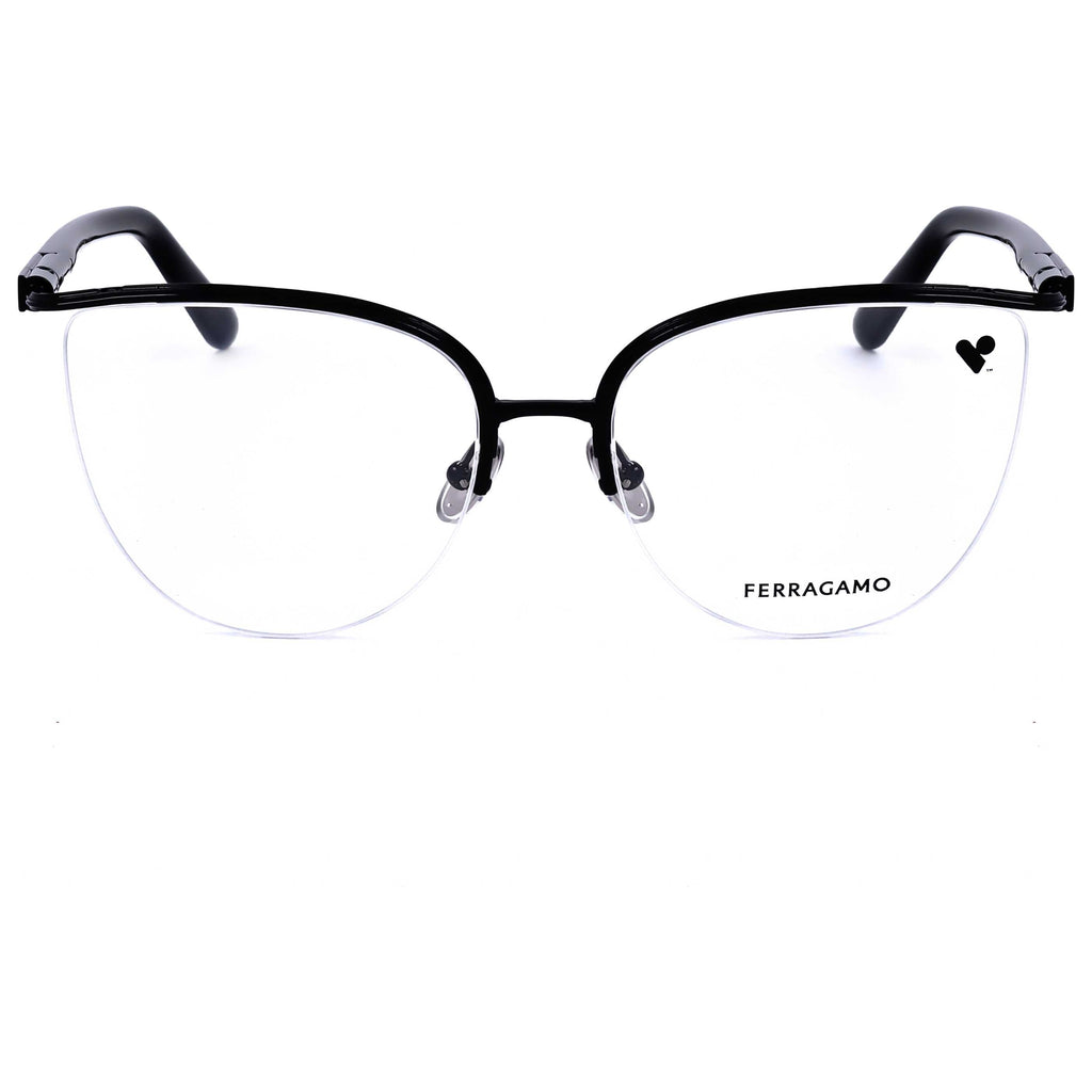 Gafas Oftálmicas Salvatore Ferragamo Negro Cat-Eye SF2227-001-56