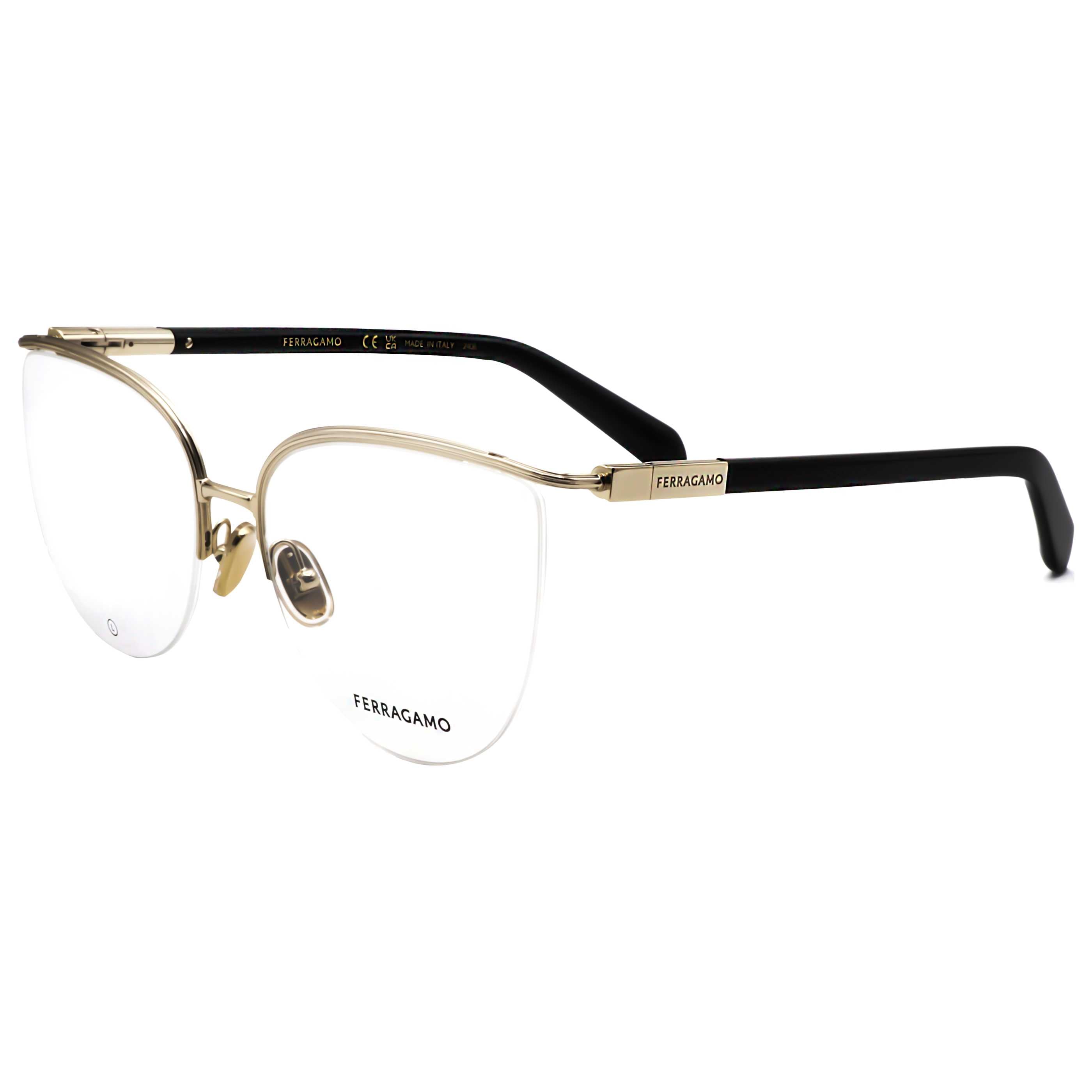 Gafas Oftálmicas Salvatore Ferragamo Dorado Mariposa SF2227-710-56