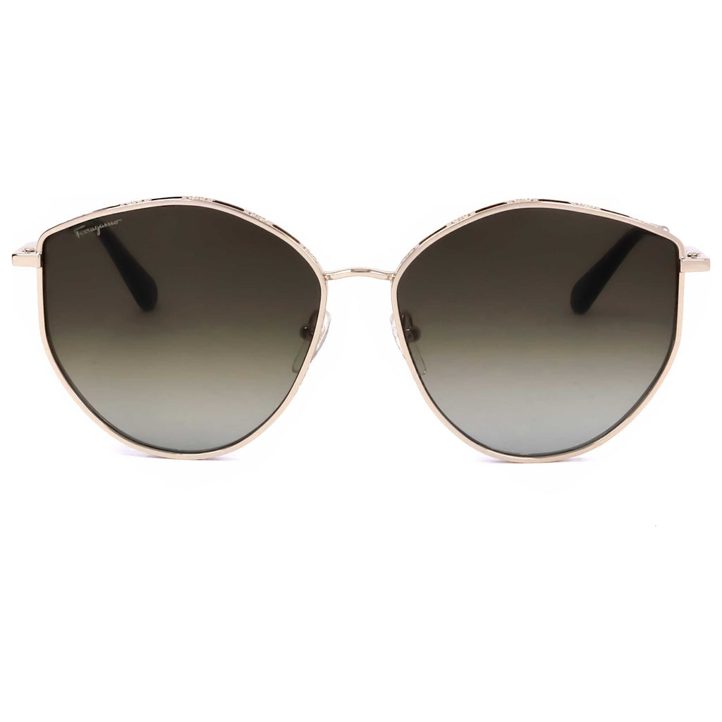 Gafas de Sol Salvatore Ferragamo Verde Cuadrada SF264S-709