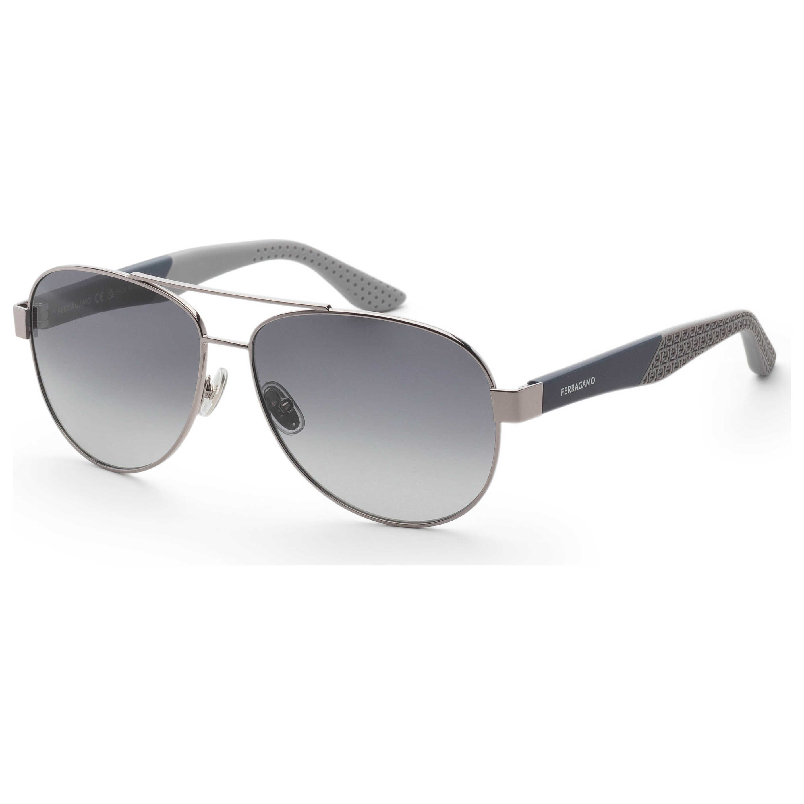 Gafas de Sol Salvatore Ferragamo Gris Aviador SF275SN-021-62