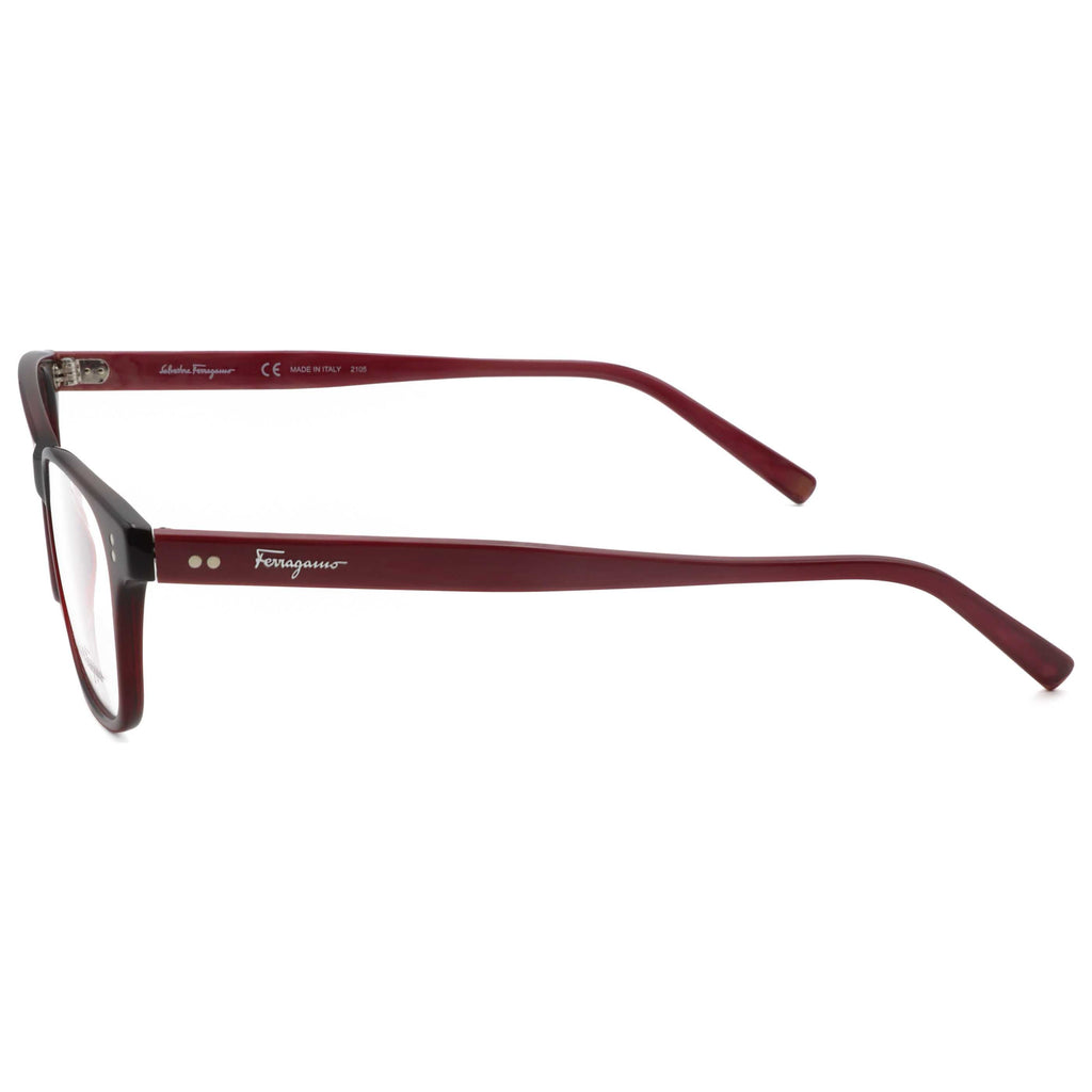 Gafas Oftálmicas Salvatore Ferragamo Rojo Rectangular SF2910-612-55