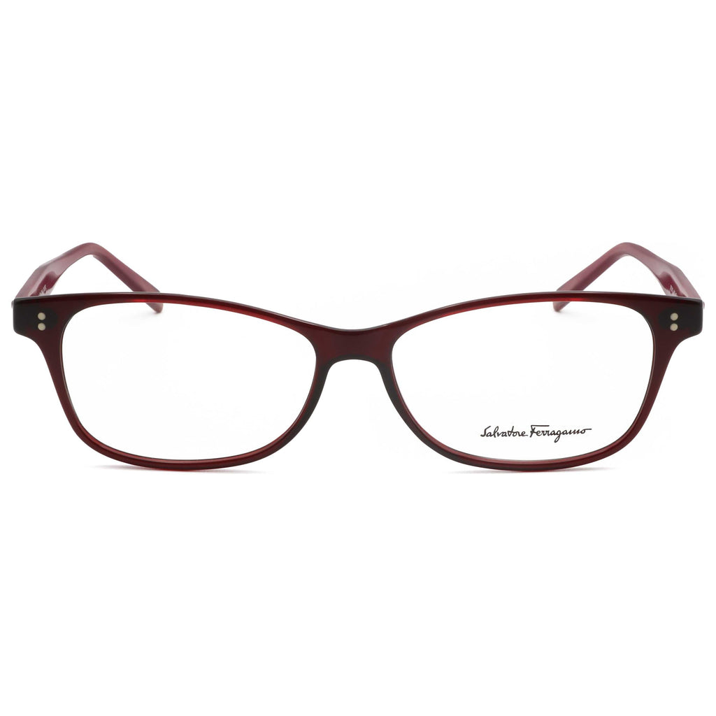 Gafas Oftálmicas Salvatore Ferragamo Rojo Rectangular SF2910-612-55