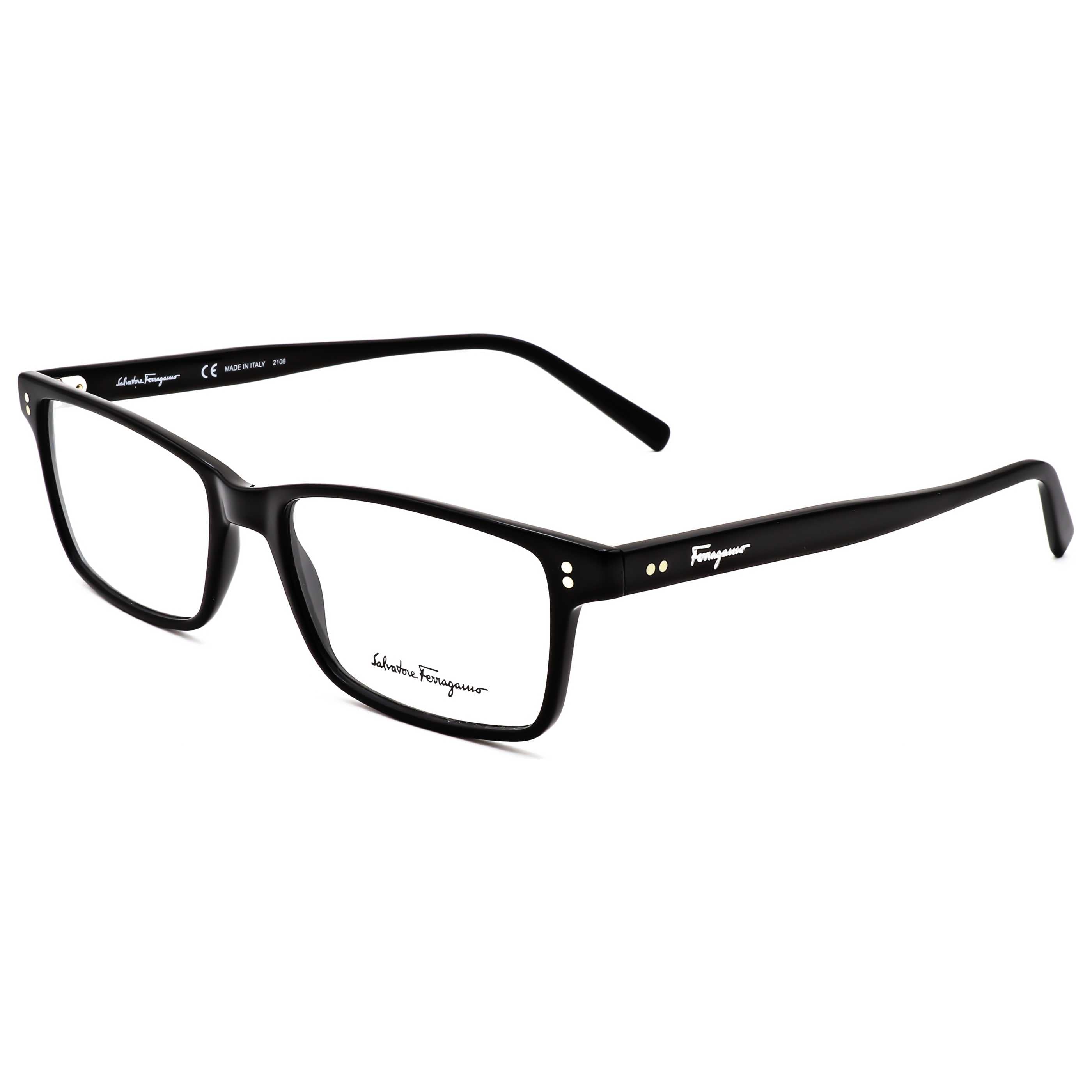 Gafas Oftálmicas Salvatore Ferragamo Negro Rectangular SF2914-001-54