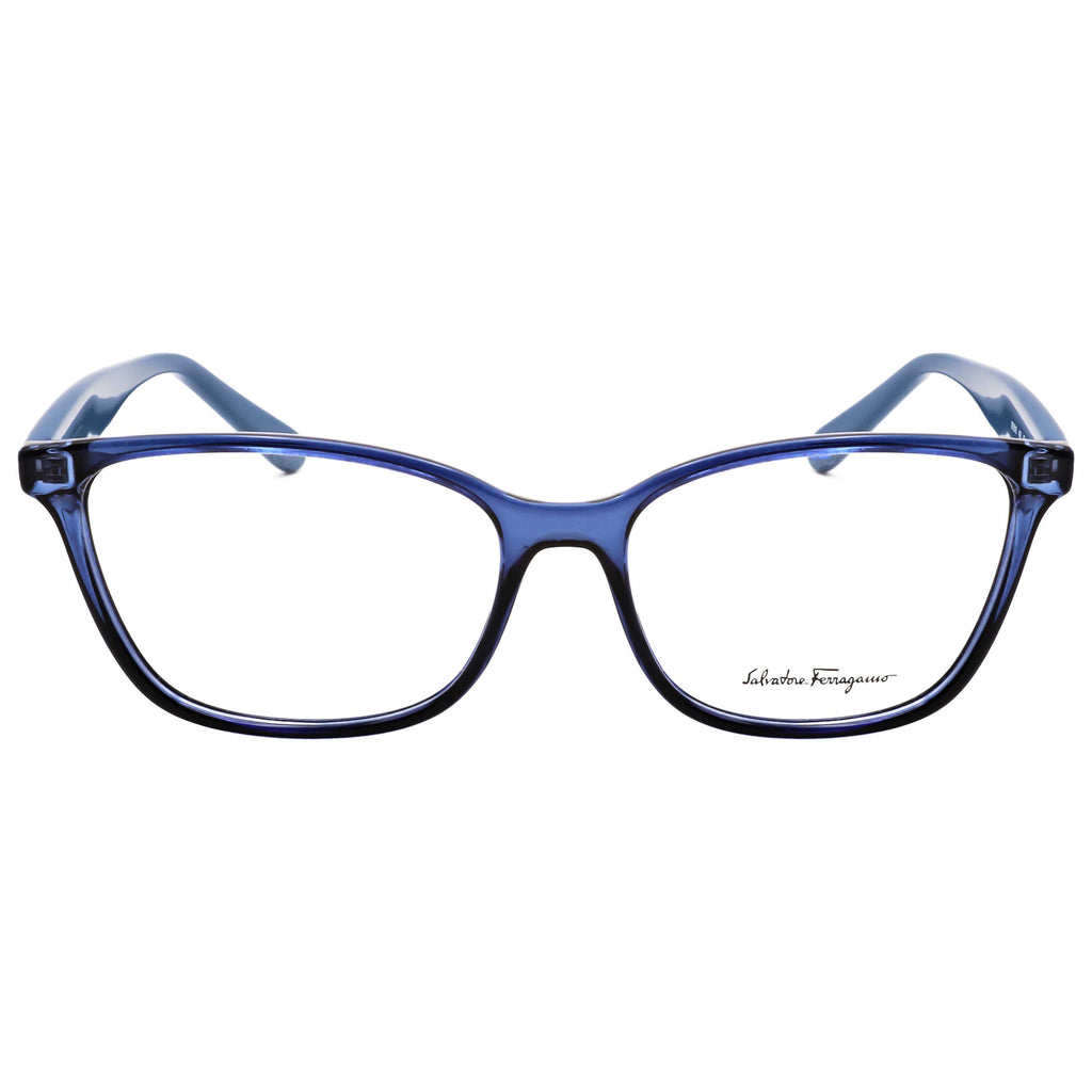 Gafas Oftálmicas Salvatore Ferragamo Azul Cuadrada SF2918-432-55