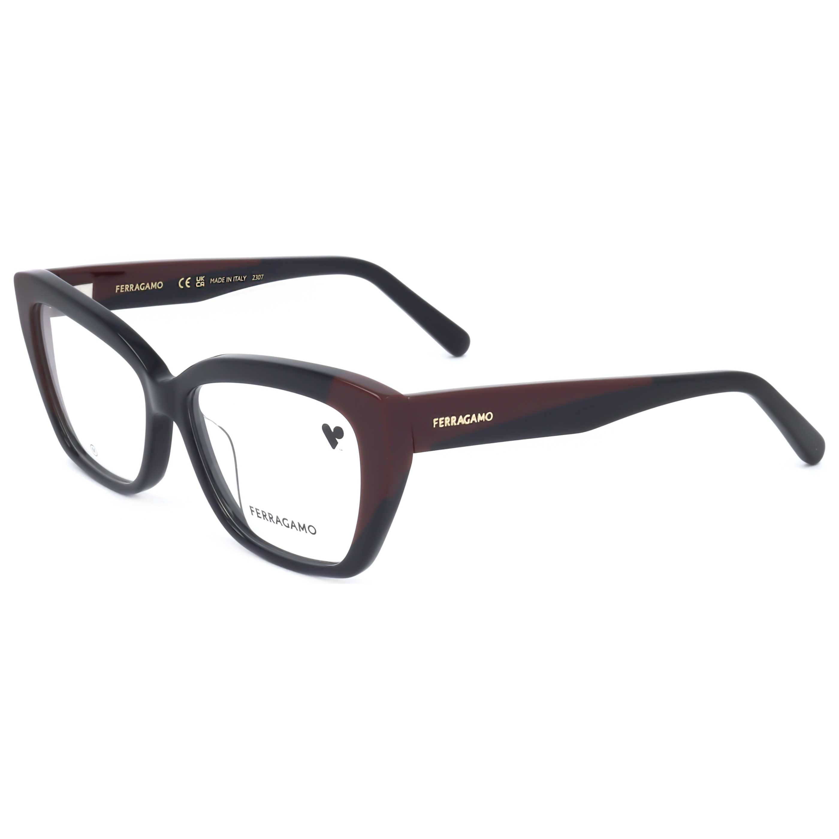 Gafas Oftálmicas Salvatore Ferragamo Rojo Rectangular SF2938N-051-53