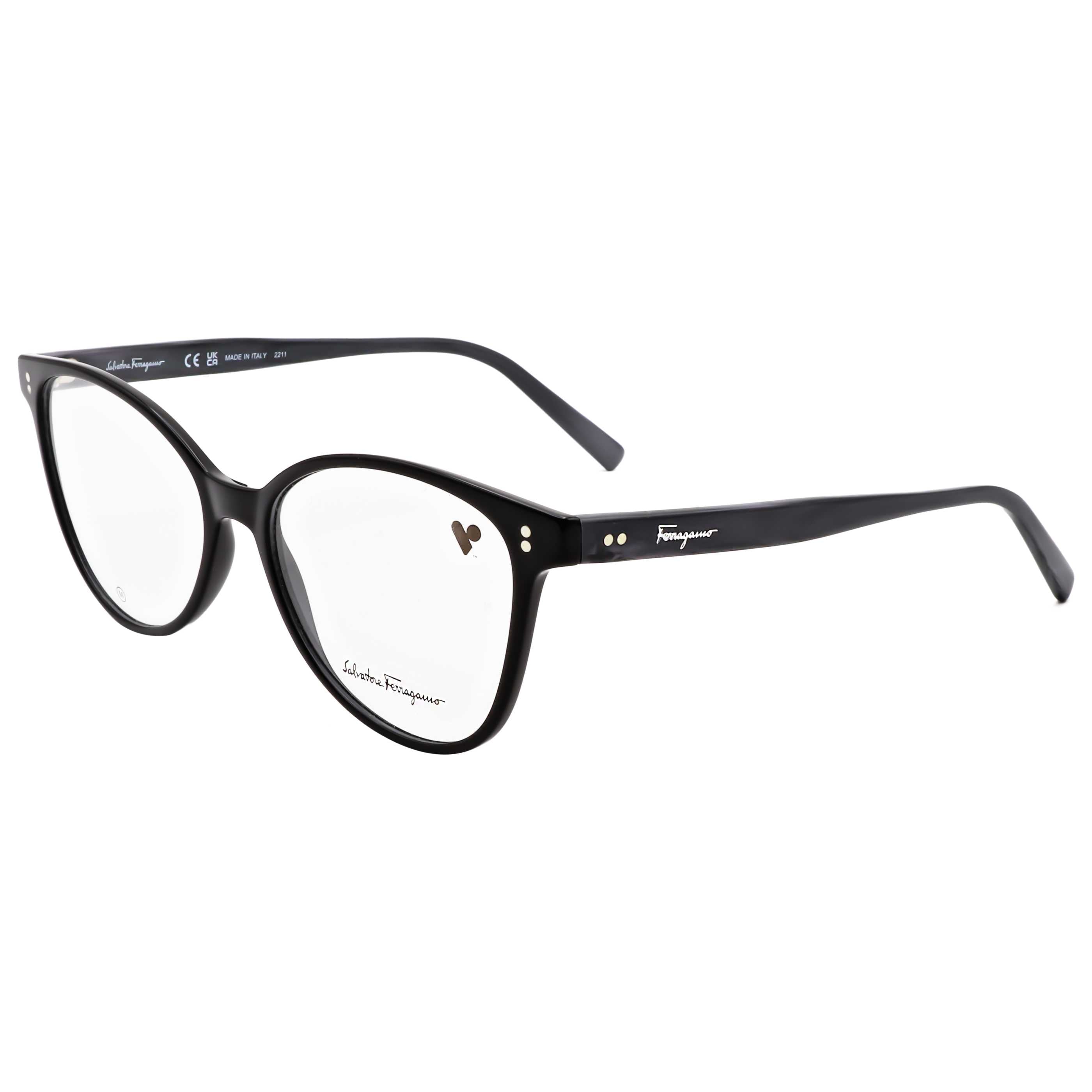 Gafas Oftálmicas Salvatore Ferragamo Negro Cat-Eye SF2948-004-54