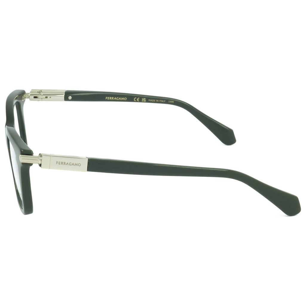 Gafas Oftálmicas Salvatore Ferragamo Verde Cuadrada SF2973-302-50