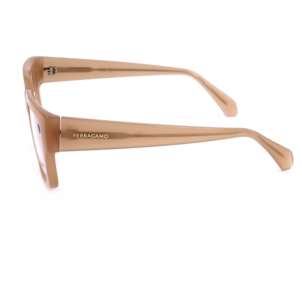 Gafas Oftálmicas Salvatore Ferragamo Beige Rectangular SF2975-708-53