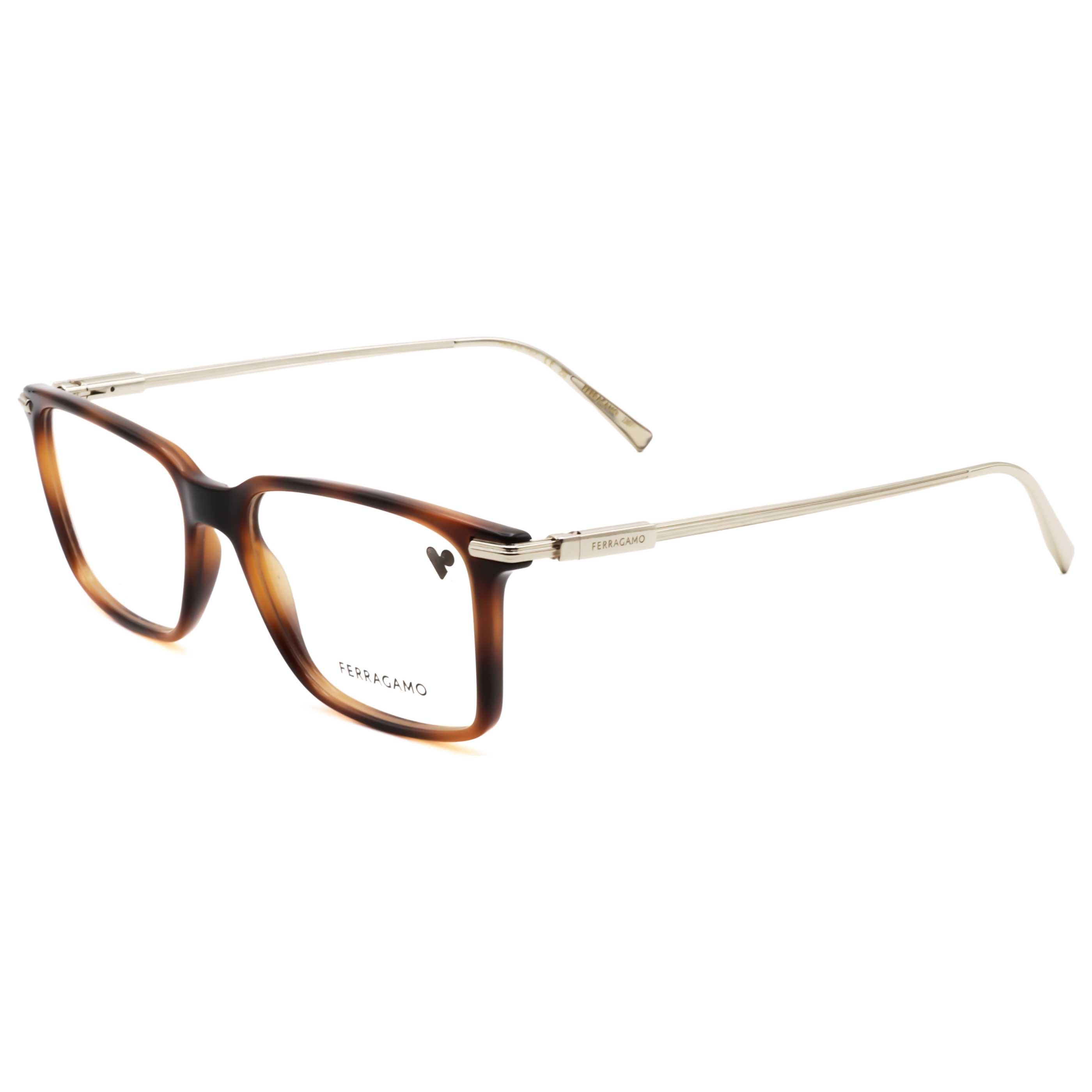 Gafas Oftálmicas Salvatore Ferragamo Marrón Rectangular SF2977-240-53