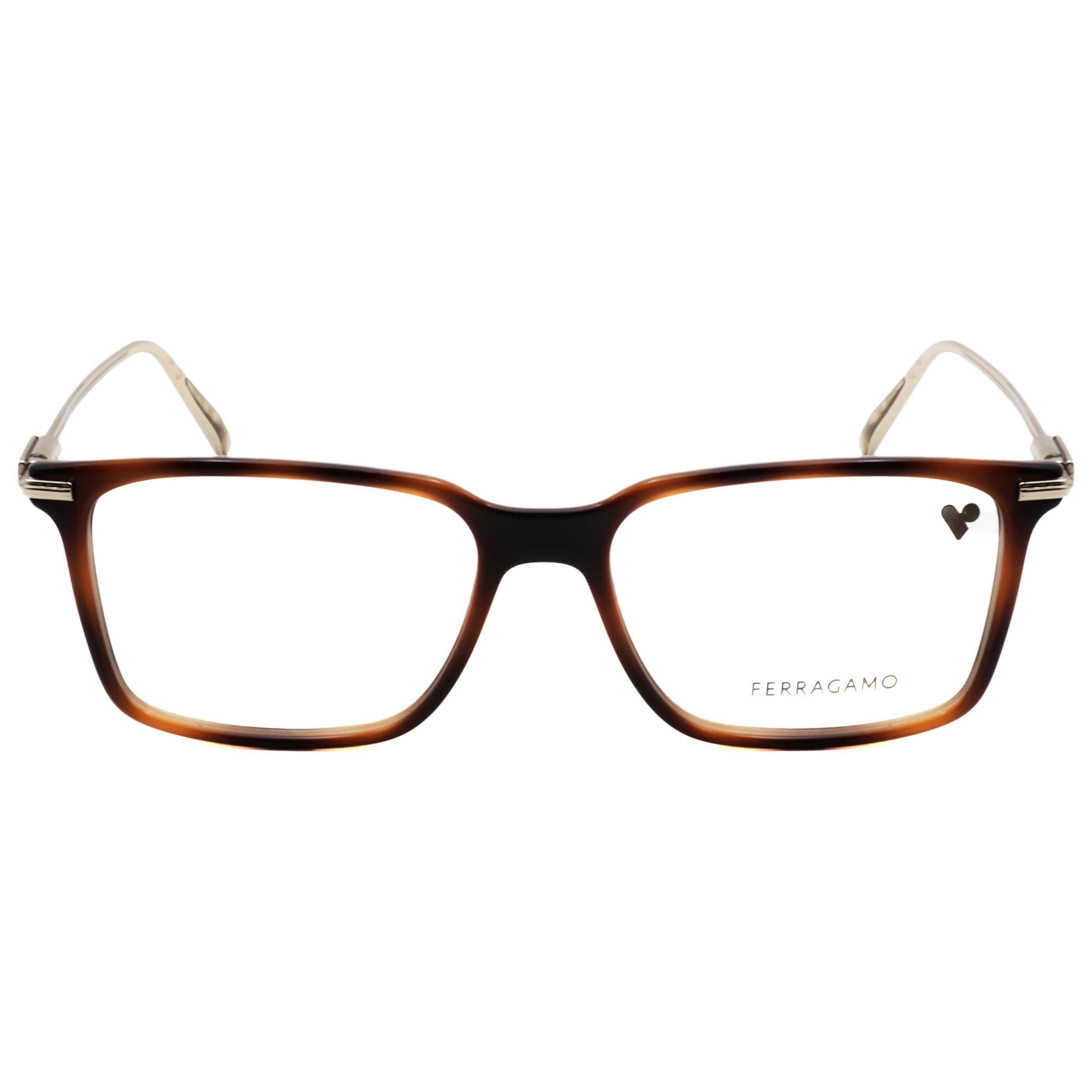 Gafas Oftálmicas Salvatore Ferragamo Marrón Rectangular SF2977-240-53