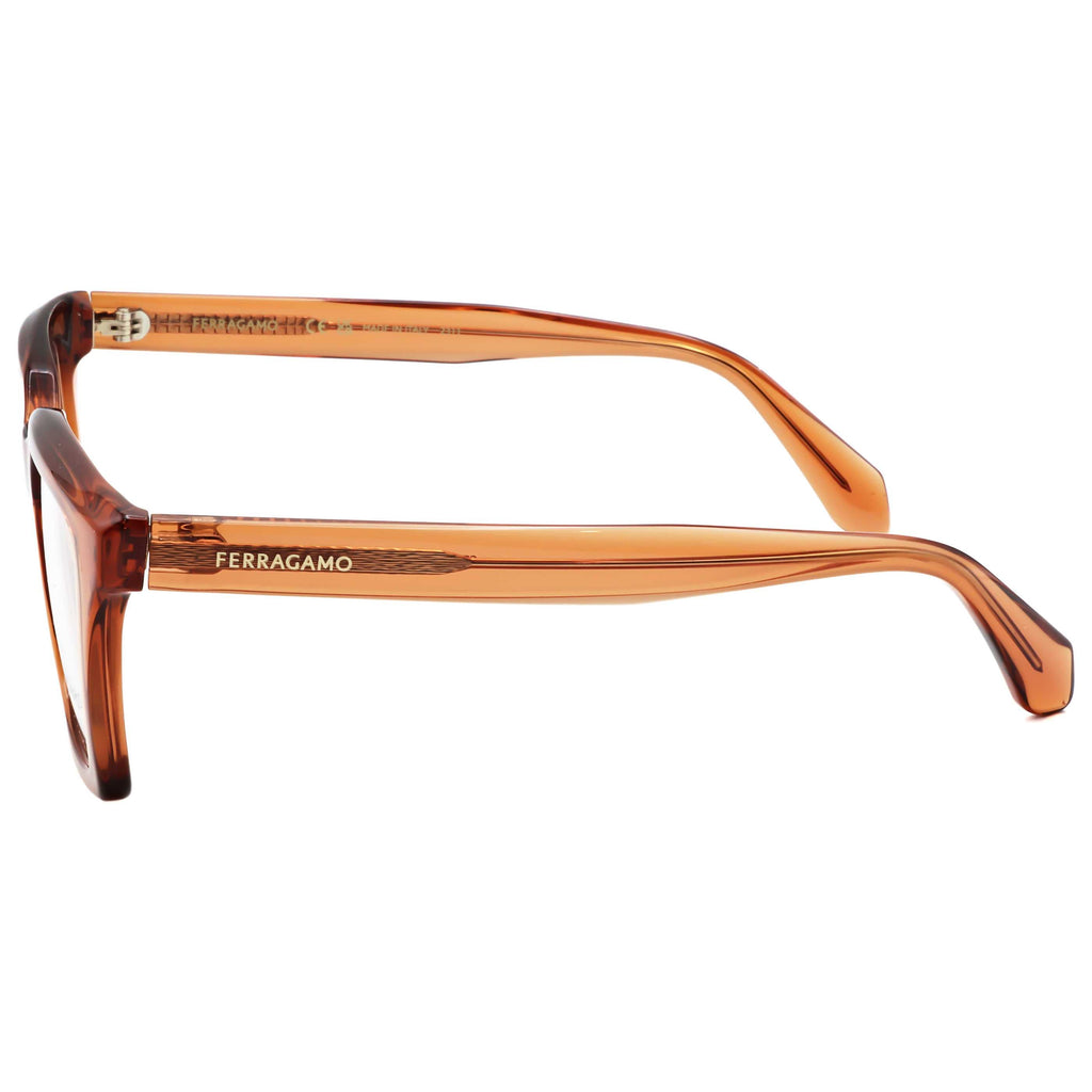 Gafas Oftálmicas Salvatore Ferragamo Marrón Cuadrada SF2985-261-52