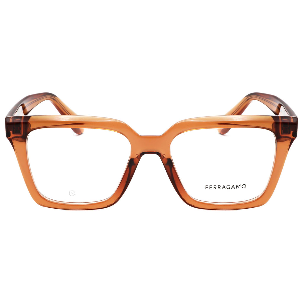 Gafas Oftálmicas Salvatore Ferragamo Marrón Cuadrada SF2985-261-52