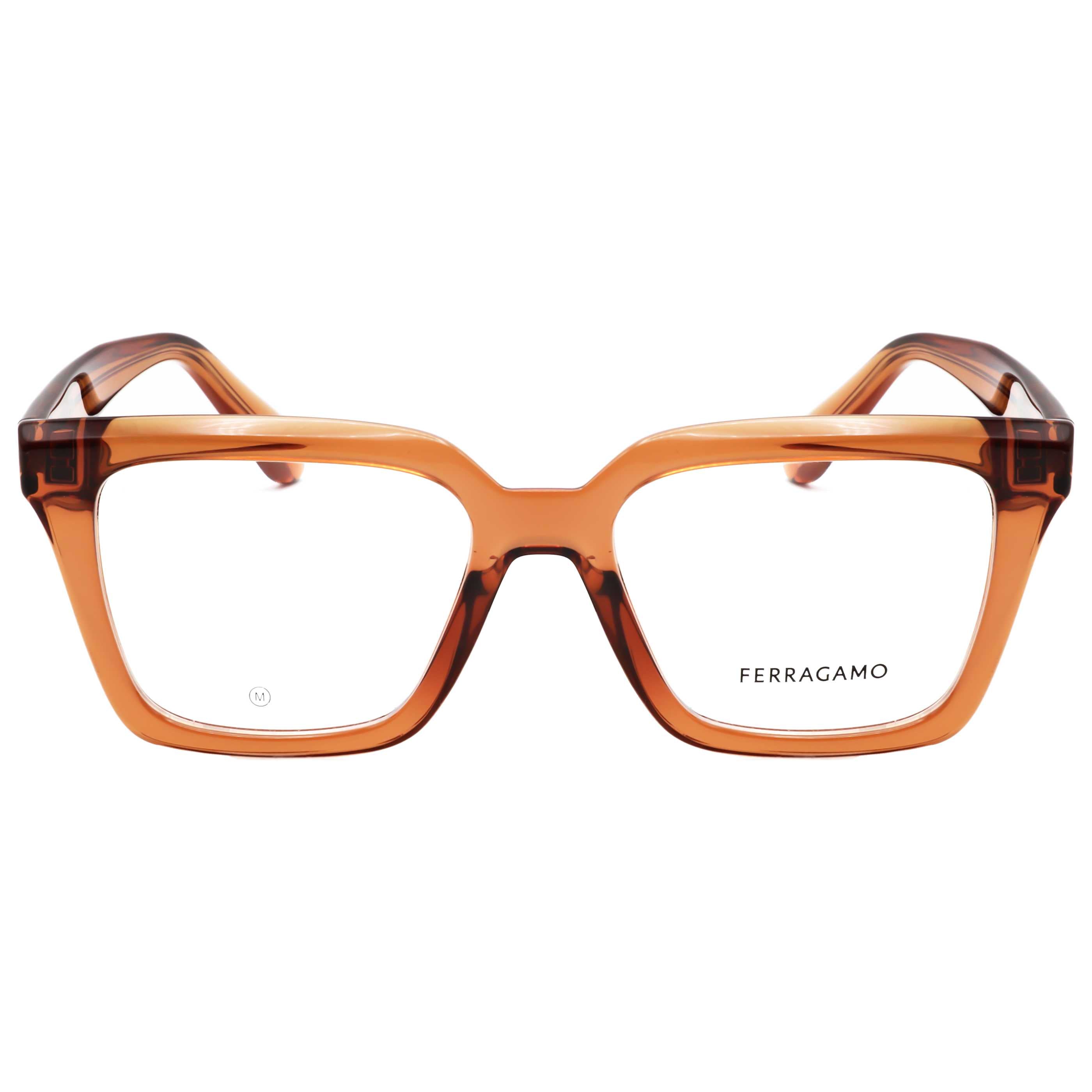Gafas Oftálmicas Salvatore Ferragamo Marrón Cuadrada SF2985-261-52