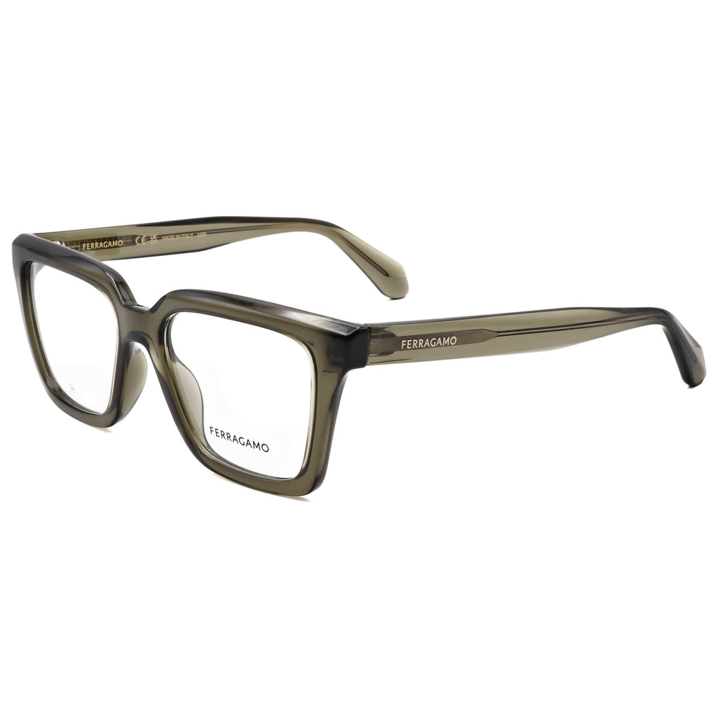 Gafas Oftálmicas Salvatore Ferragamo Verde Rectangular SF2985-320-52
