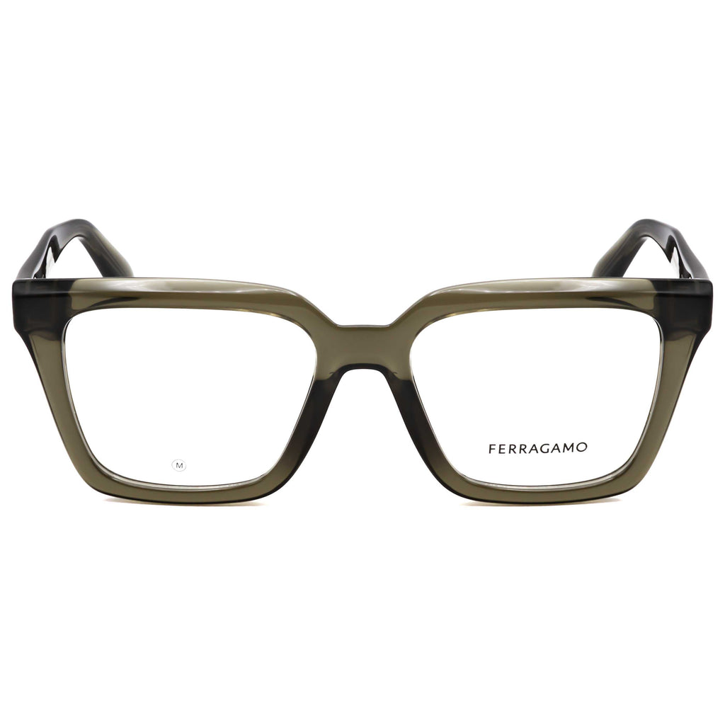 Gafas Oftálmicas Salvatore Ferragamo Verde Rectangular SF2985-320-52