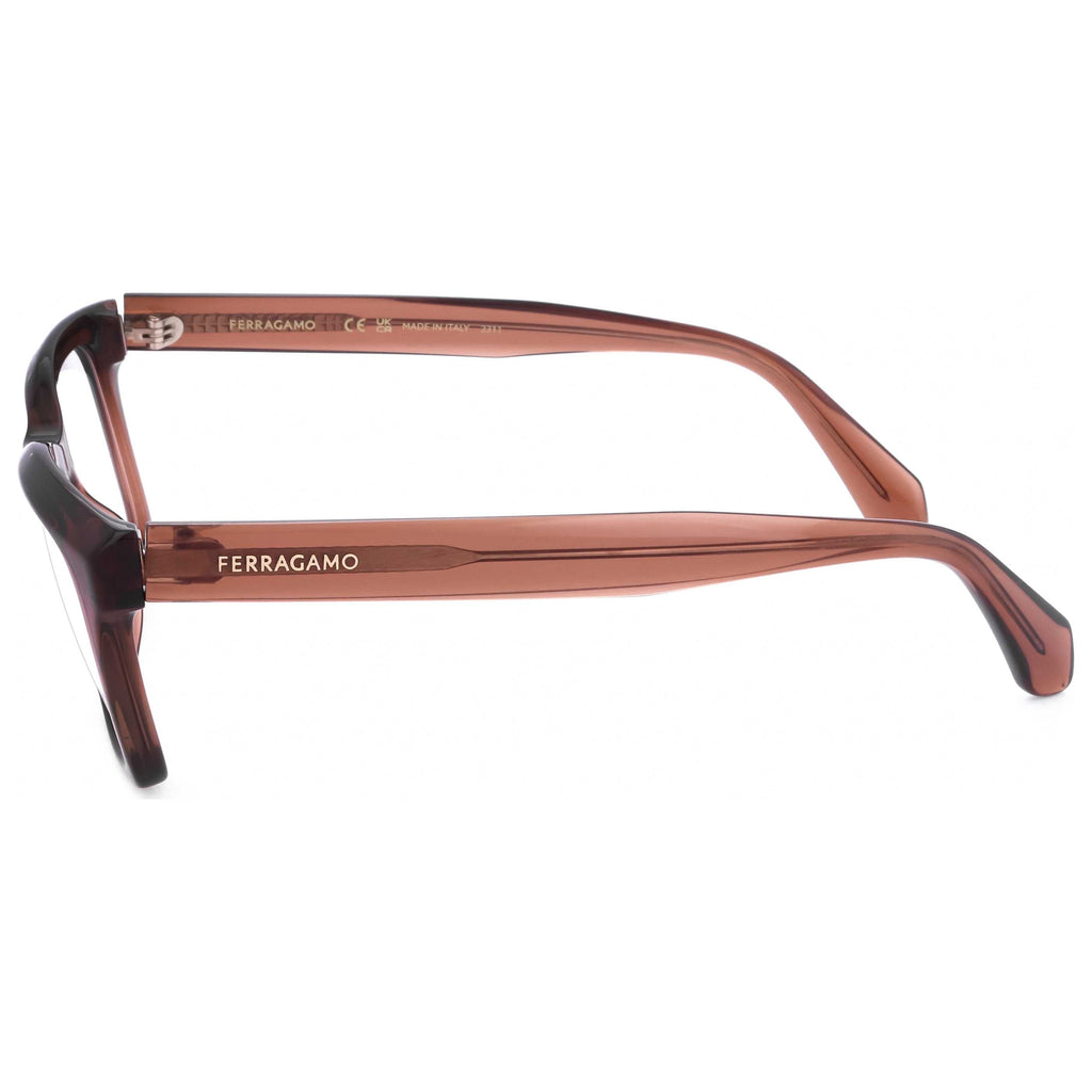 Gafas Oftálmicas Salvatore Ferragamo Marrón Rectangular SF2986-232-53