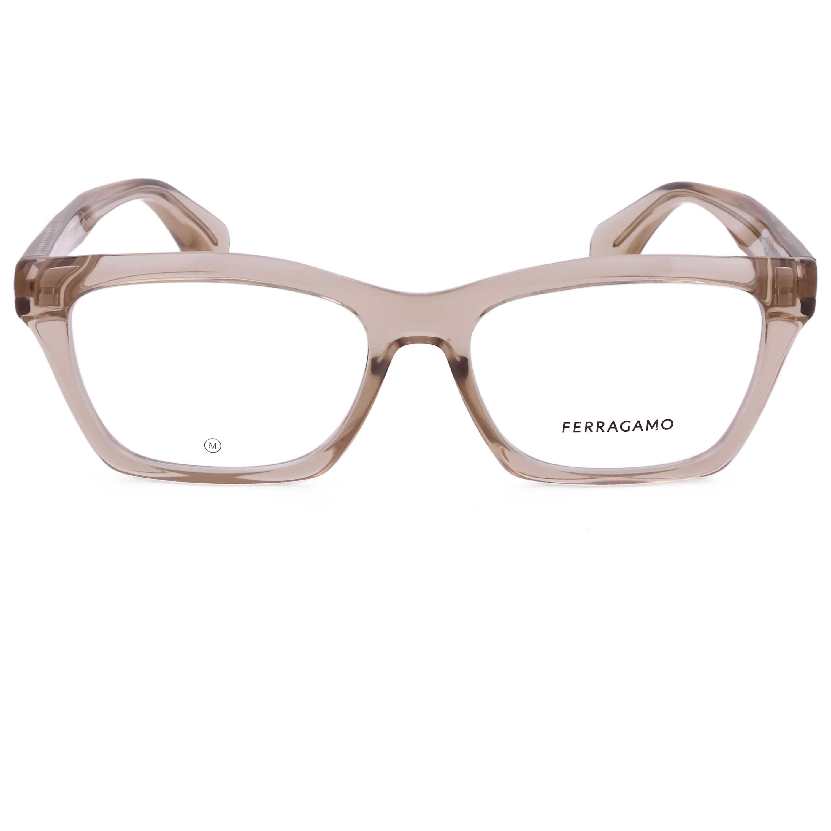 Gafas Oftálmicas Salvatore Ferragamo Beige Rectangular SF2986-259-53