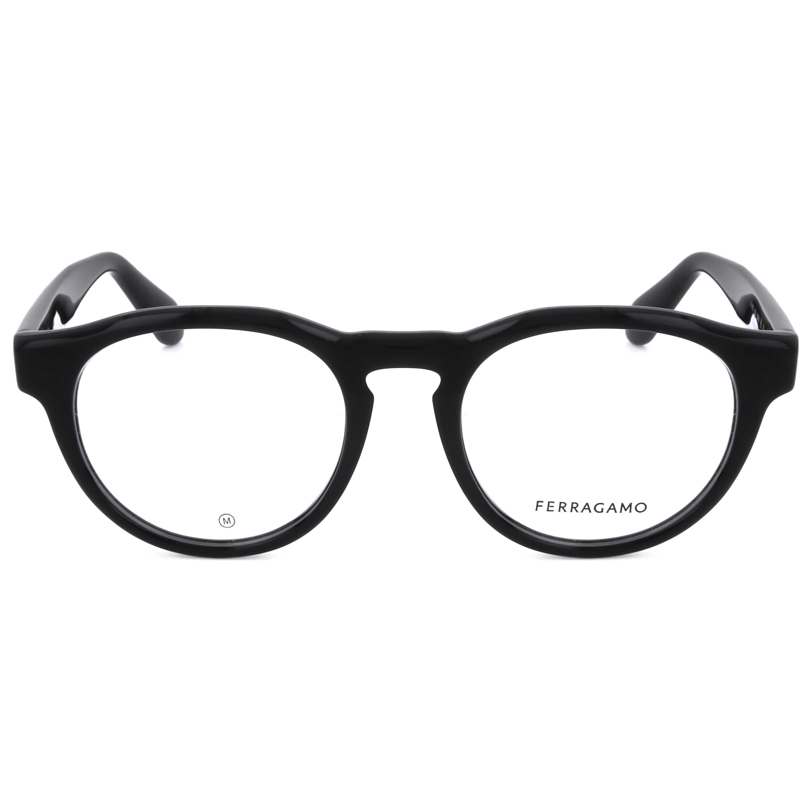Gafas Oftálmicas Salvatore Ferragamo Negro Redonda SF2987E-001-50