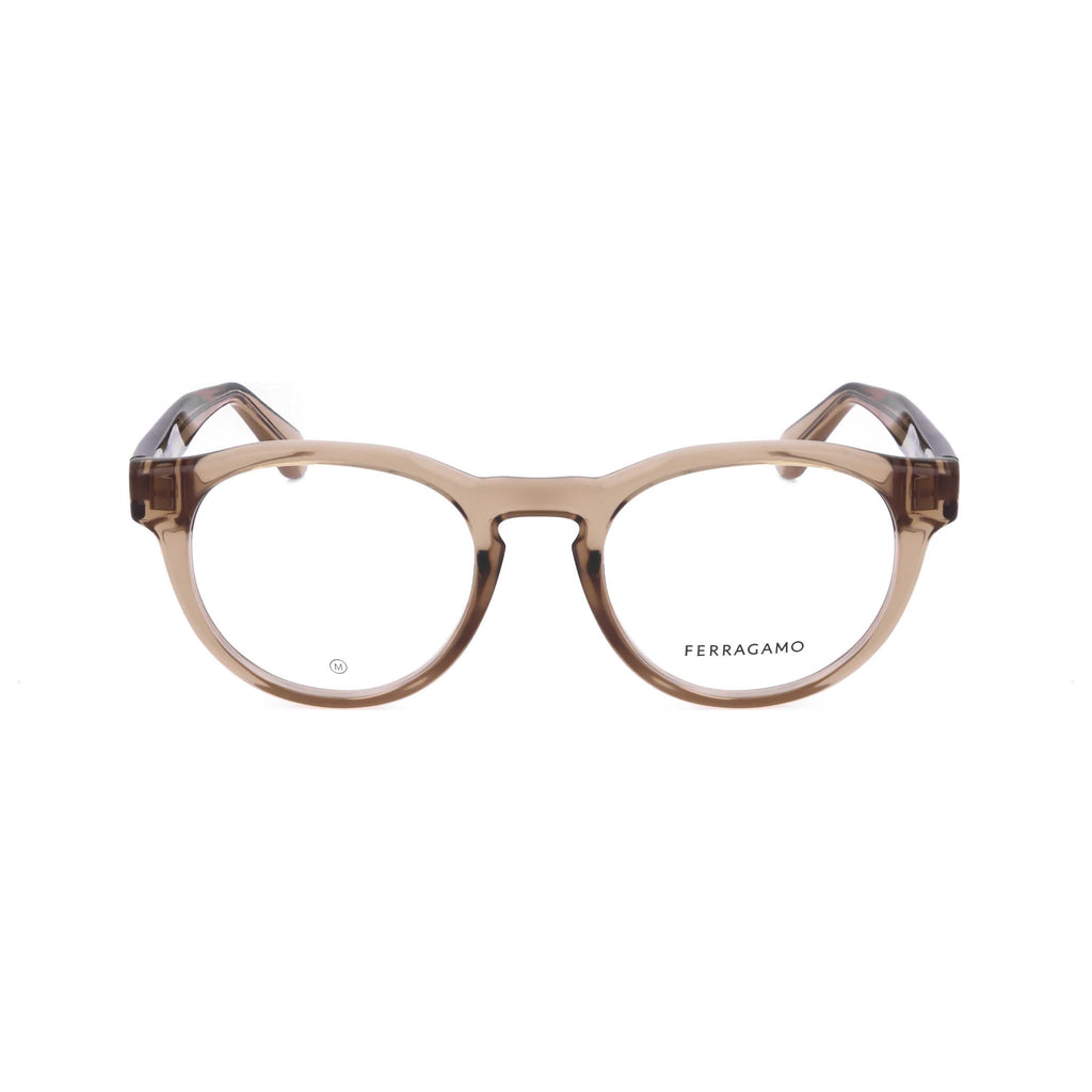 Gafas Oftálmicas Salvatore Ferragamo Marrón Redonda SF2987E-278-50