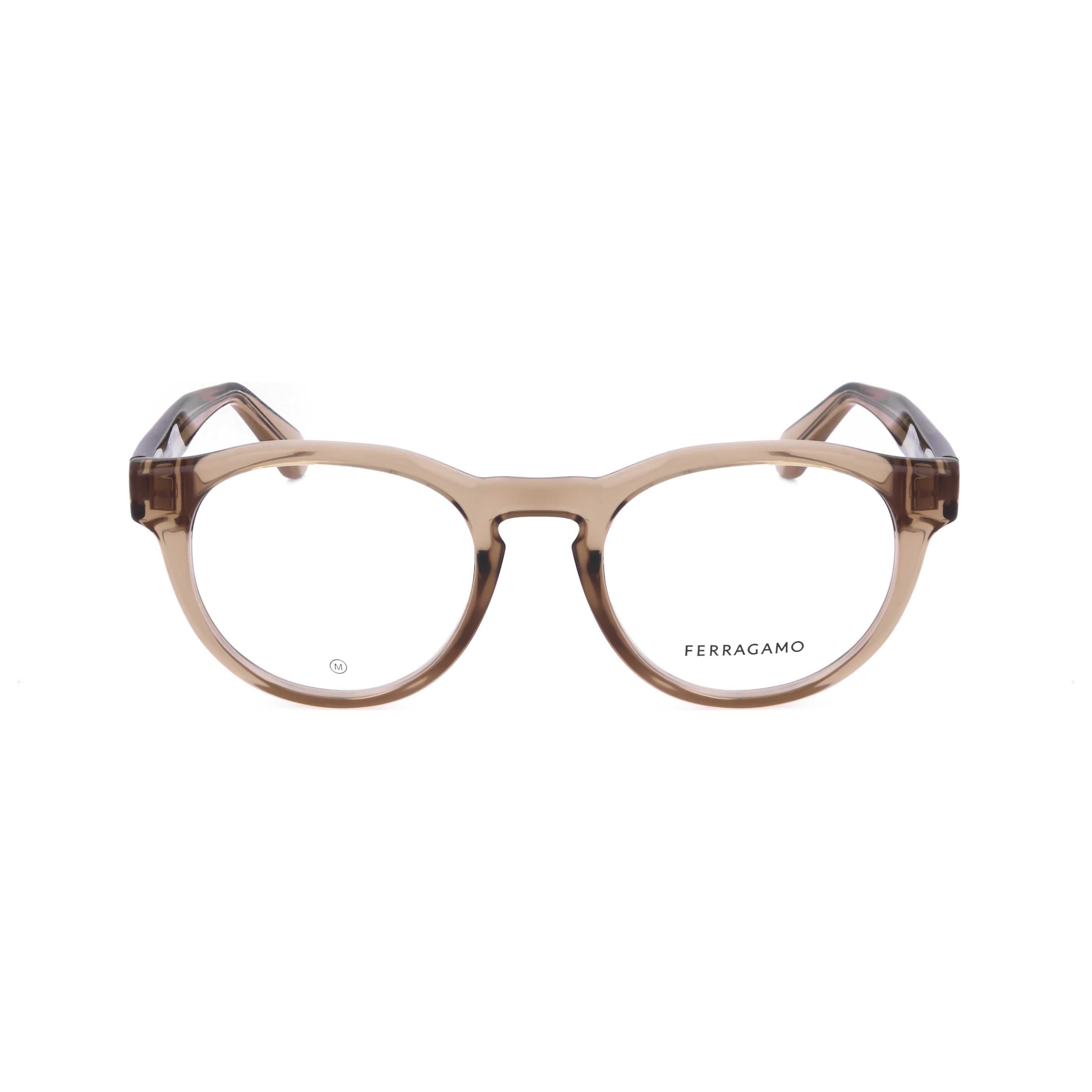 Gafas Oftálmicas Salvatore Ferragamo Marrón Redonda SF2987E-278-50