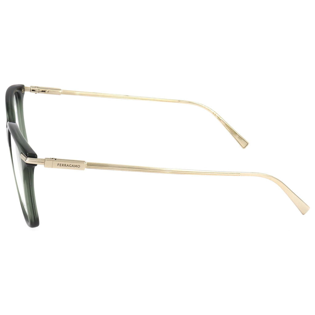 Gafas Oftálmicas Salvatore Ferragamo Verde Cuadrada SF2992-320-53