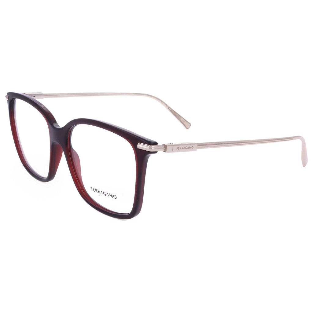 Gafas Oftálmicas Salvatore Ferragamo Rojo Cuadrada SF2992-612-53