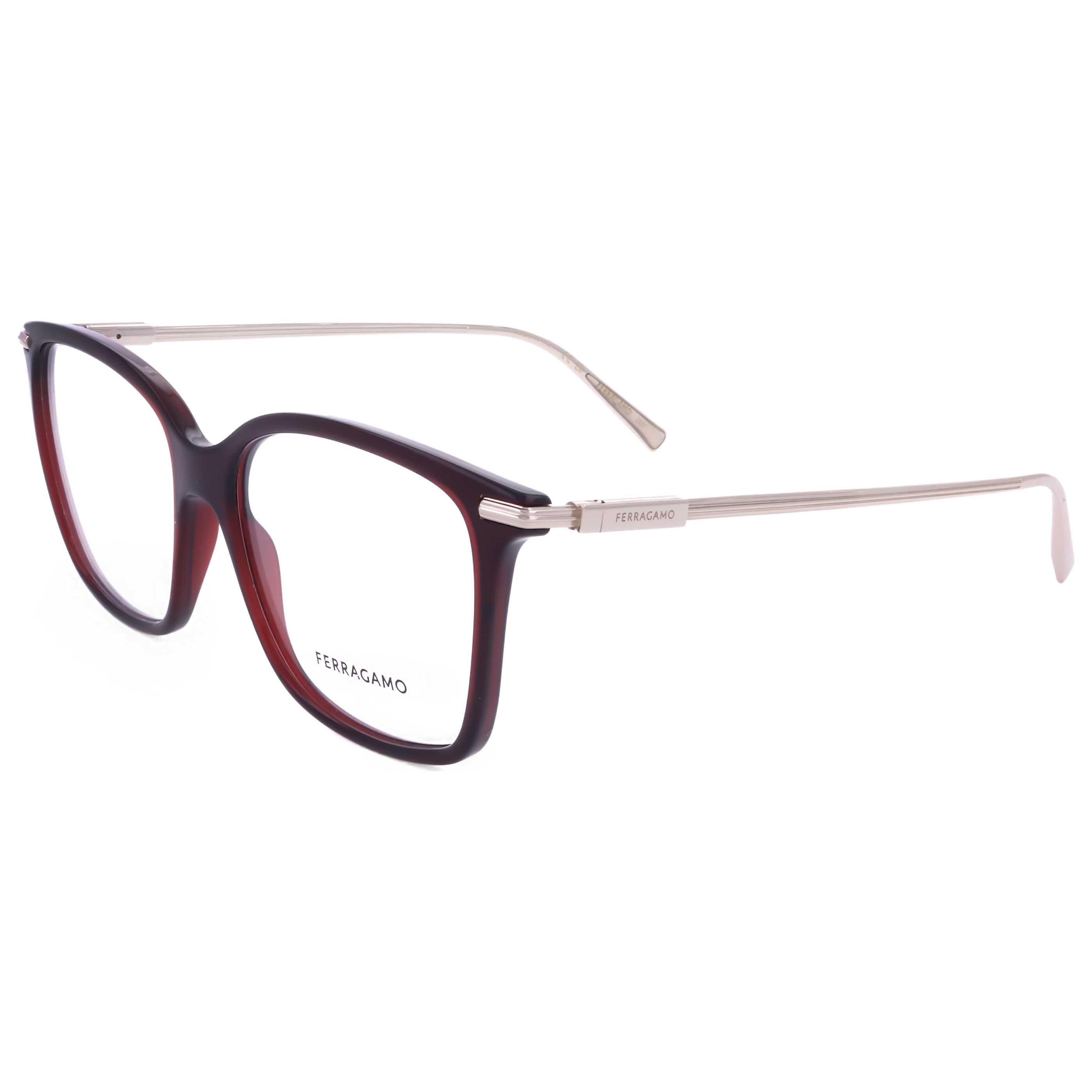Gafas Oftálmicas Salvatore Ferragamo Rojo Cuadrada SF2992-612-53