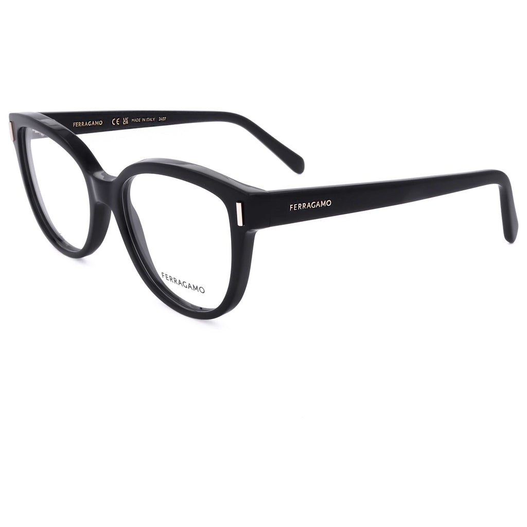 Gafas Oftálmicas Salvatore Ferragamo Negro Redonda SF2994-001-53