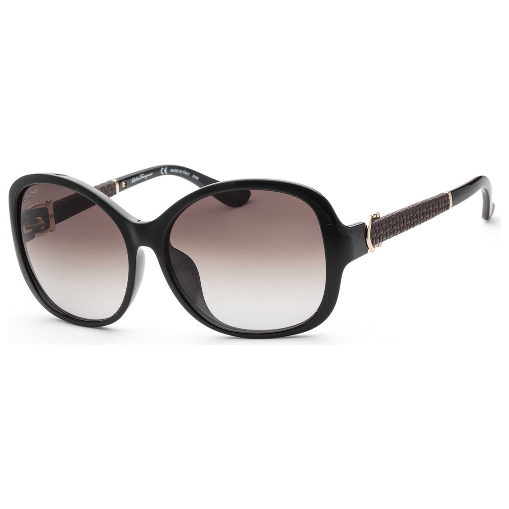 Gafas de Sol Salvatore Ferragamo Negro Redonda SF744SLA-001