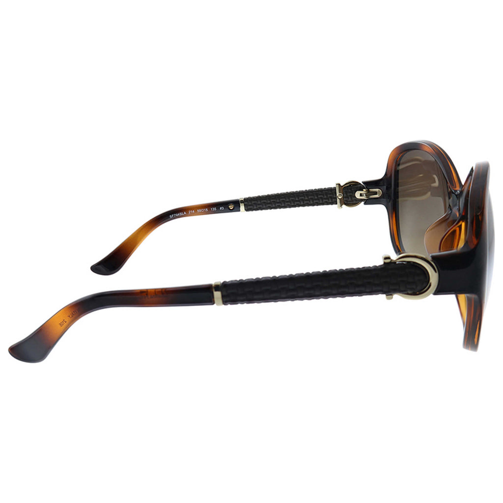 Gafas de Sol Salvatore Ferragamo Marrón Cuadrada SF744SLA-214-59