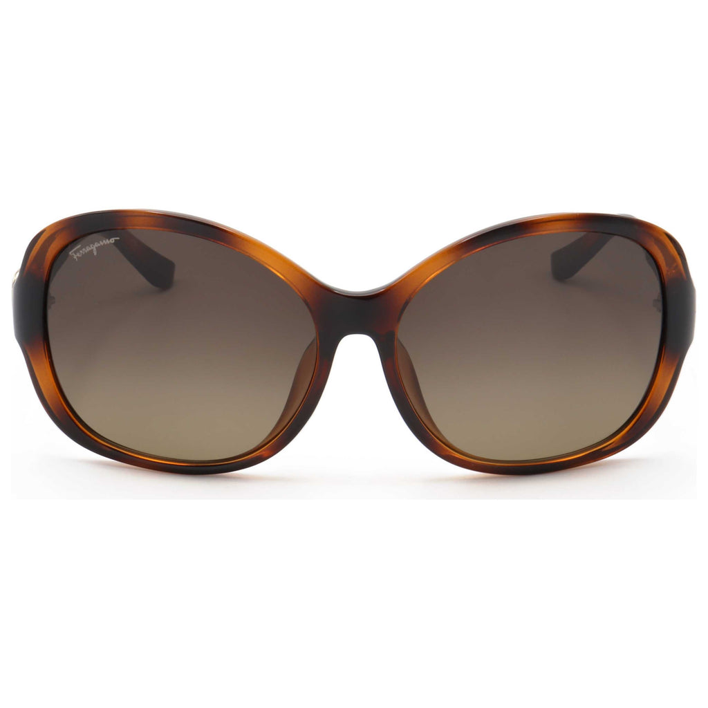 Gafas de Sol Salvatore Ferragamo Marrón Cuadrada SF744SLA-214-59