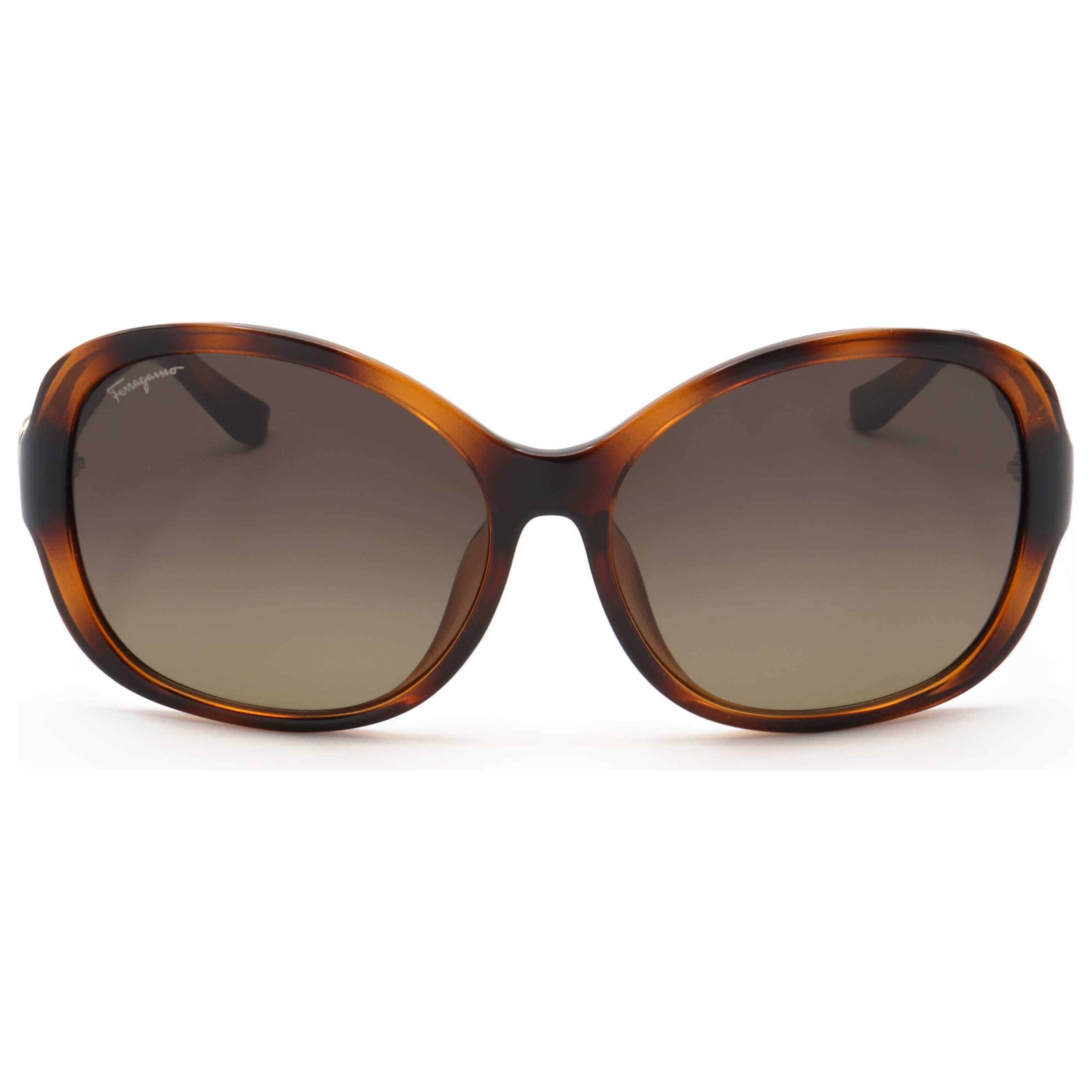 Gafas de Sol Salvatore Ferragamo Marrón Cuadrada SF744SLA-214-59