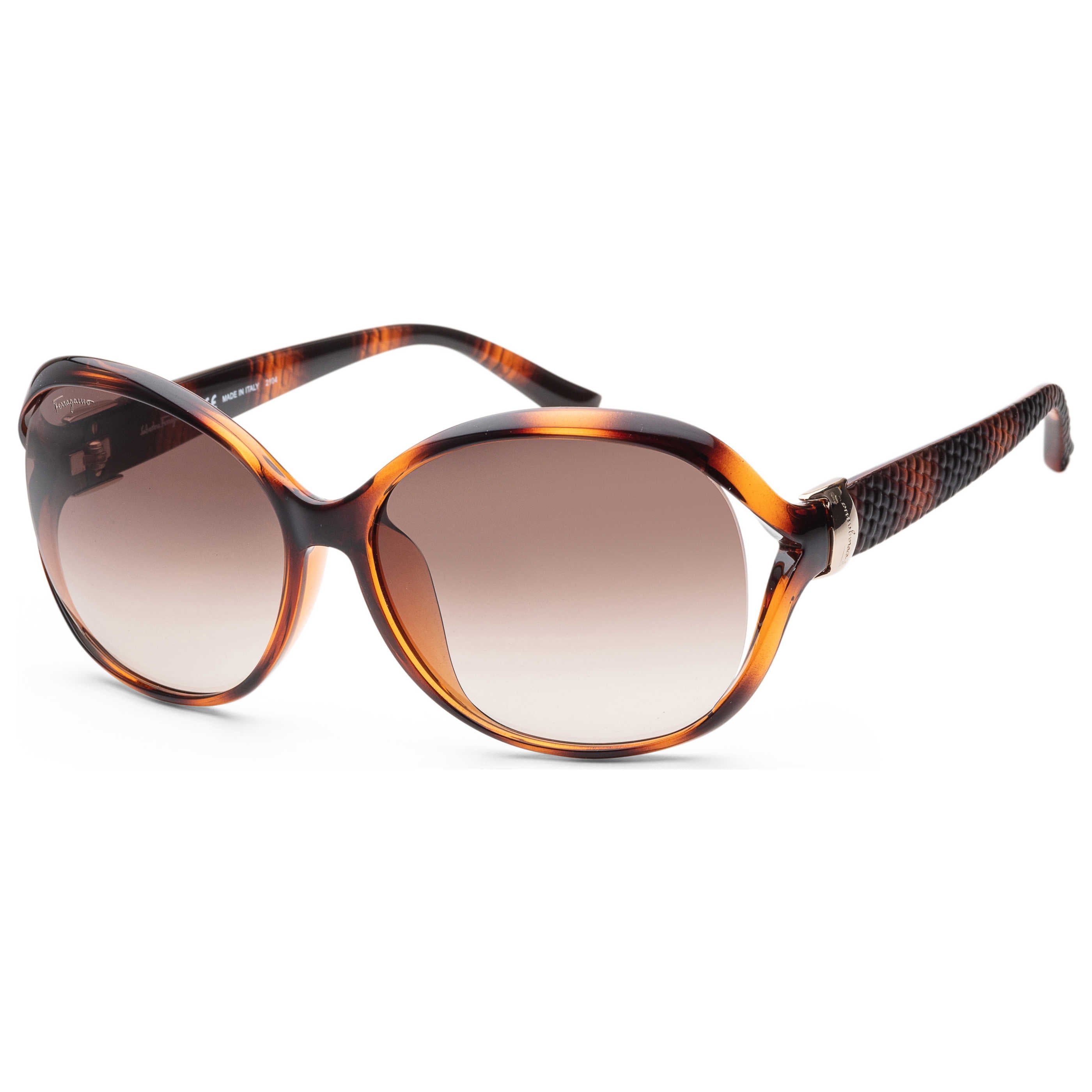 Gafas de Sol Salvatore Ferragamo Marrón Ovalada SF770SA-214
