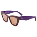 Gafas de Sol Salvatore Ferragamo Marrón Cat-Eye SF929S-209-55