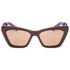 Gafas de Sol Salvatore Ferragamo Marrón Cat-Eye SF929S-209-55