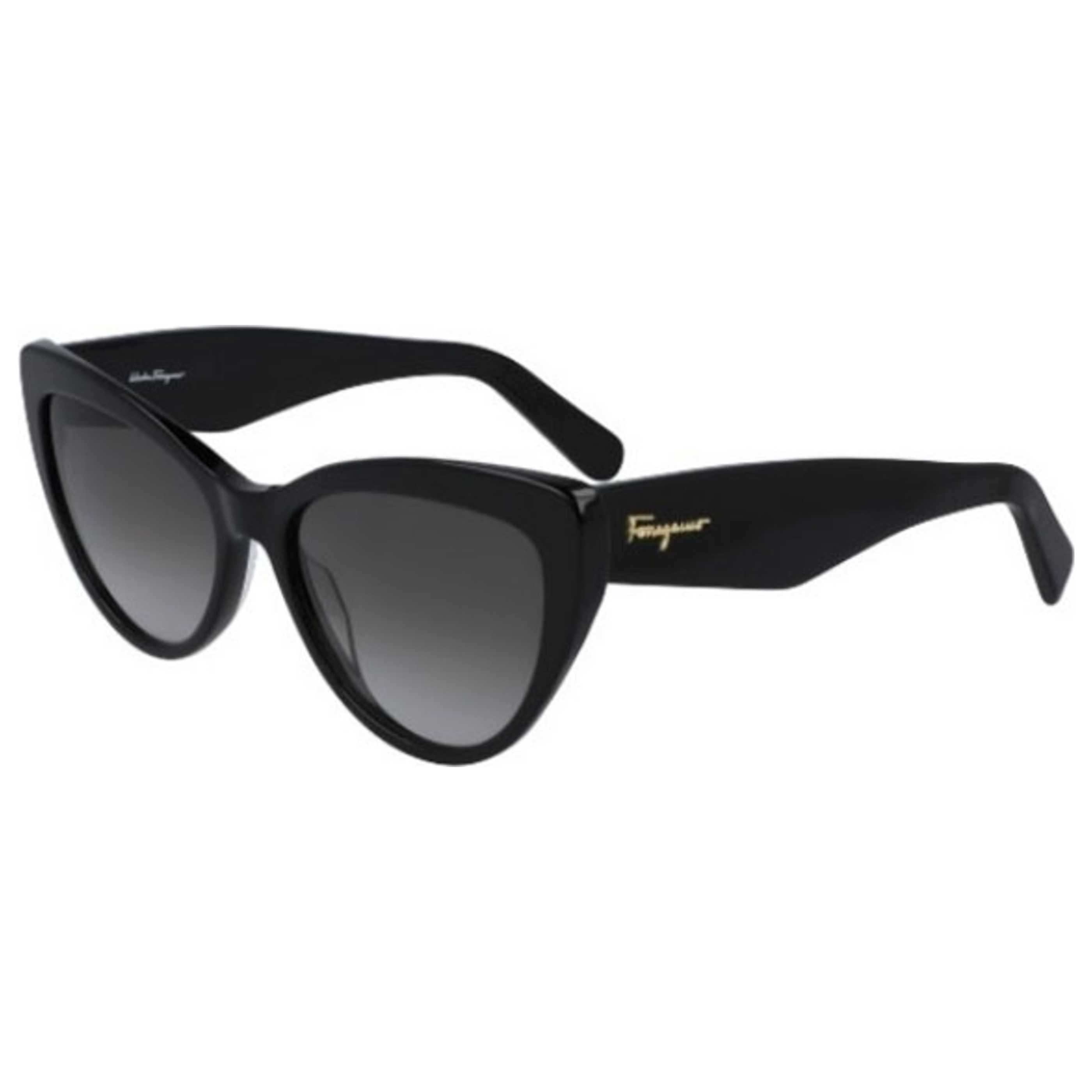 Gafas de Sol Salvatore Ferragamo Negro Cat-Eye SF930SCP-001-56