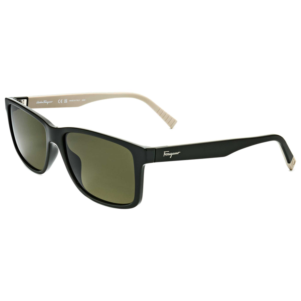Gafas de Sol Salvatore Ferragamo Verde Rectangular SF938S-338-57