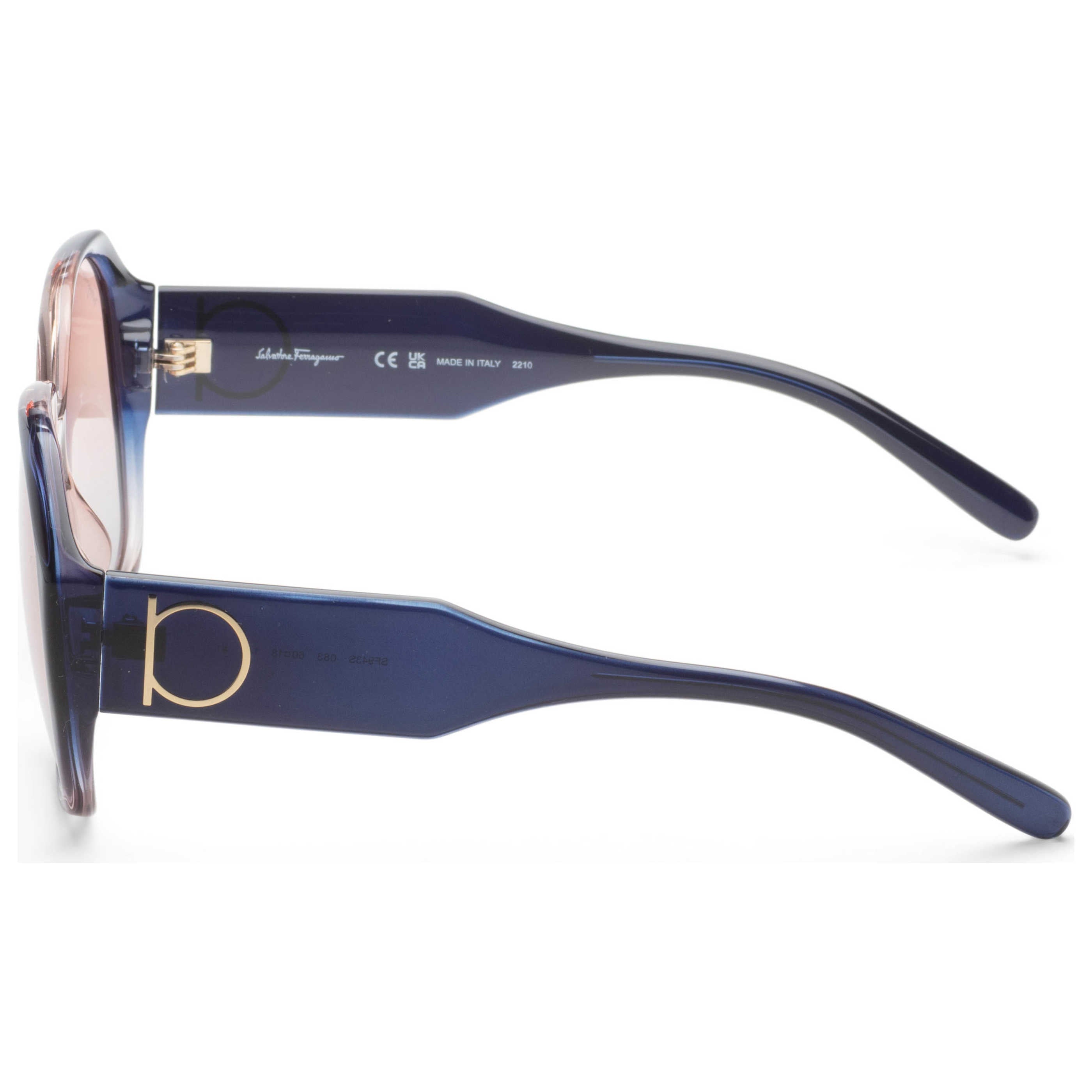 Gafas de Sol Salvatore Ferragamo Gris Rectangular SF943S-6018083