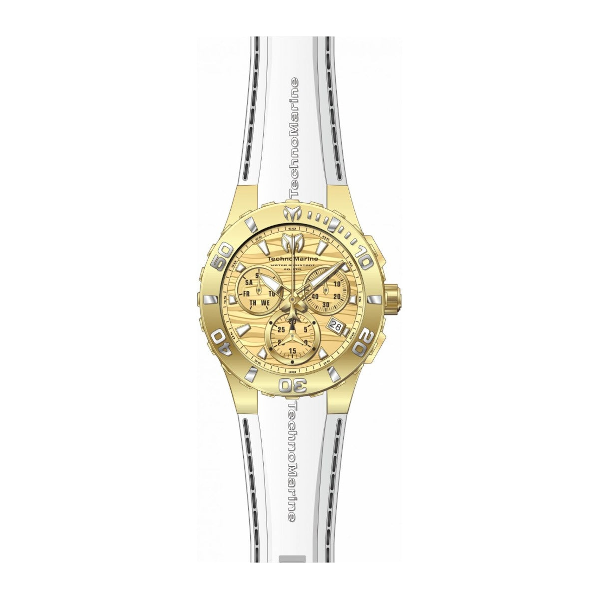 Reloj Technomarine TM-115078 vista completa con correa