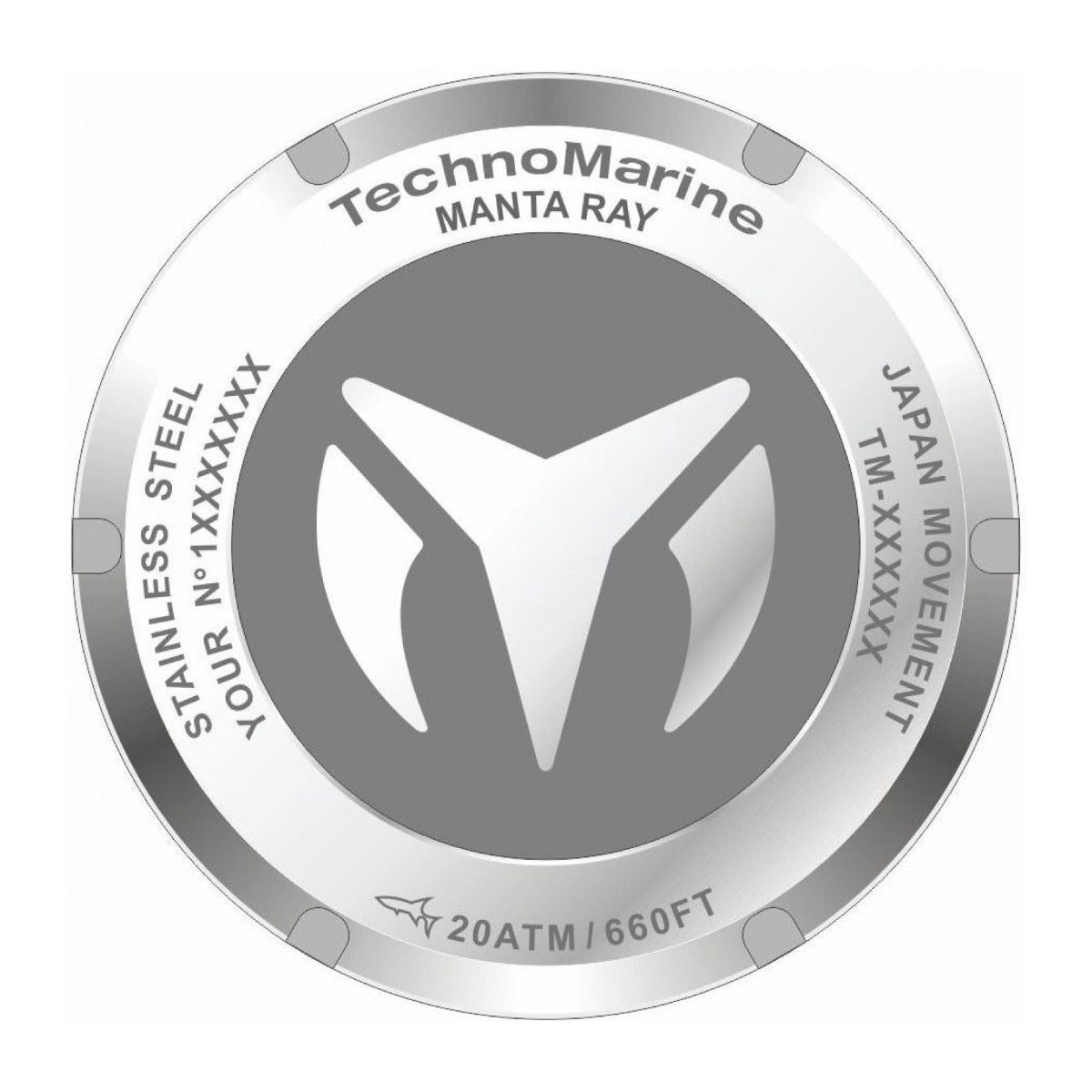 Reloj Technomarine TM-219034 fondo de la caja