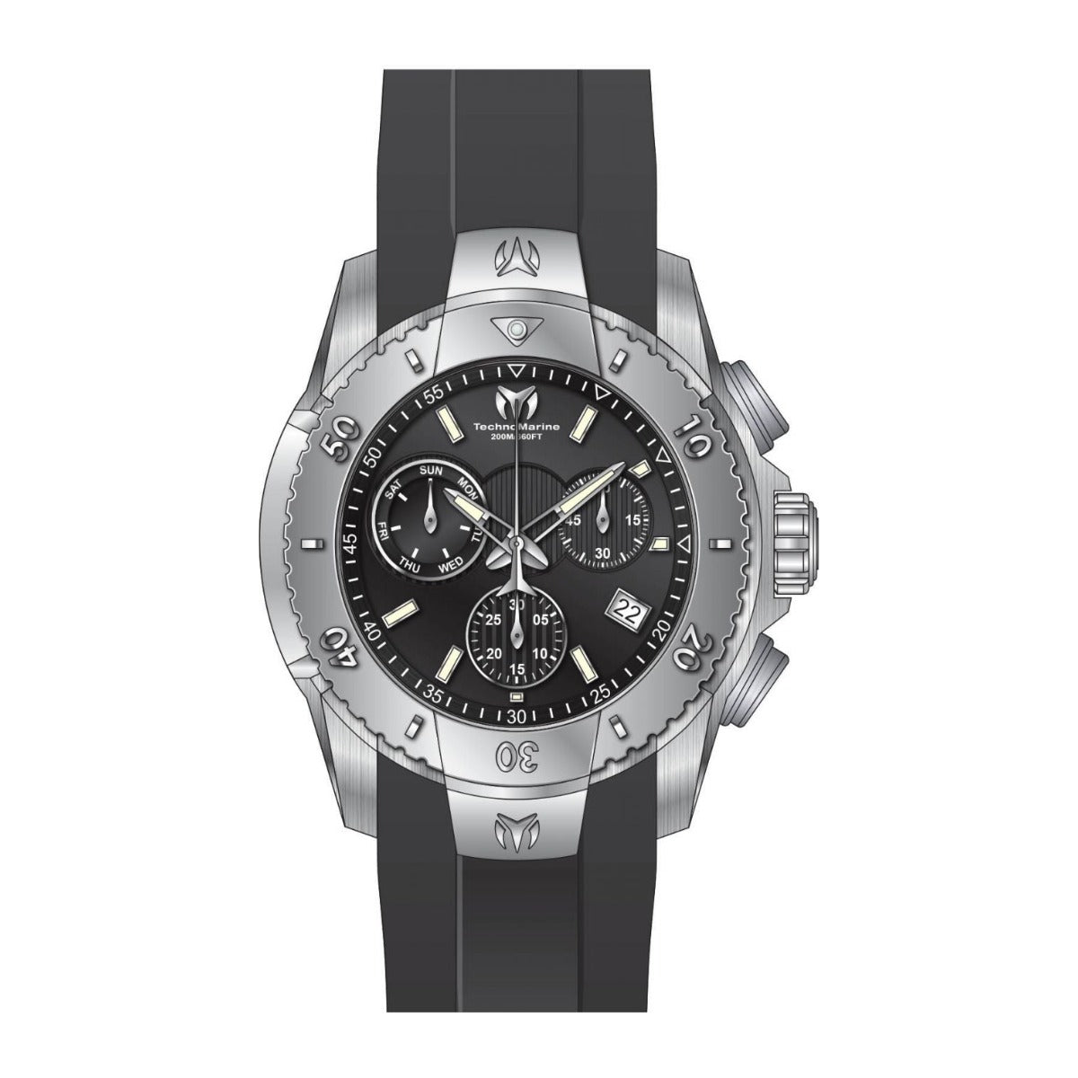 Reloj Technomarine TM-620001 vista completa con correa