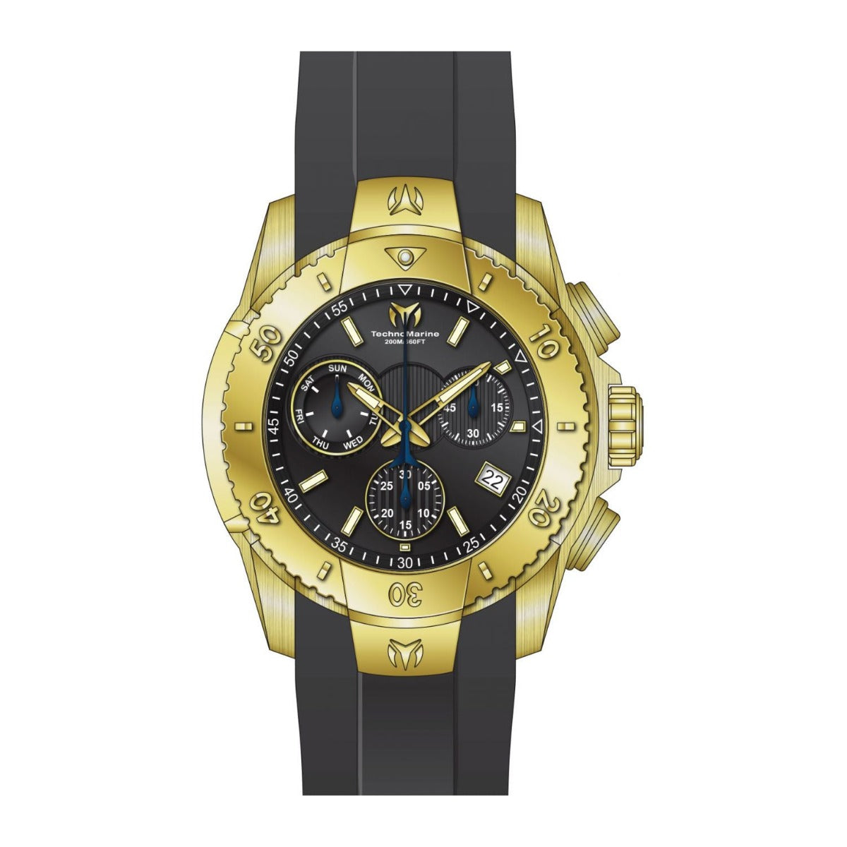 Reloj Technomarine TM-620003 vista completa con correa