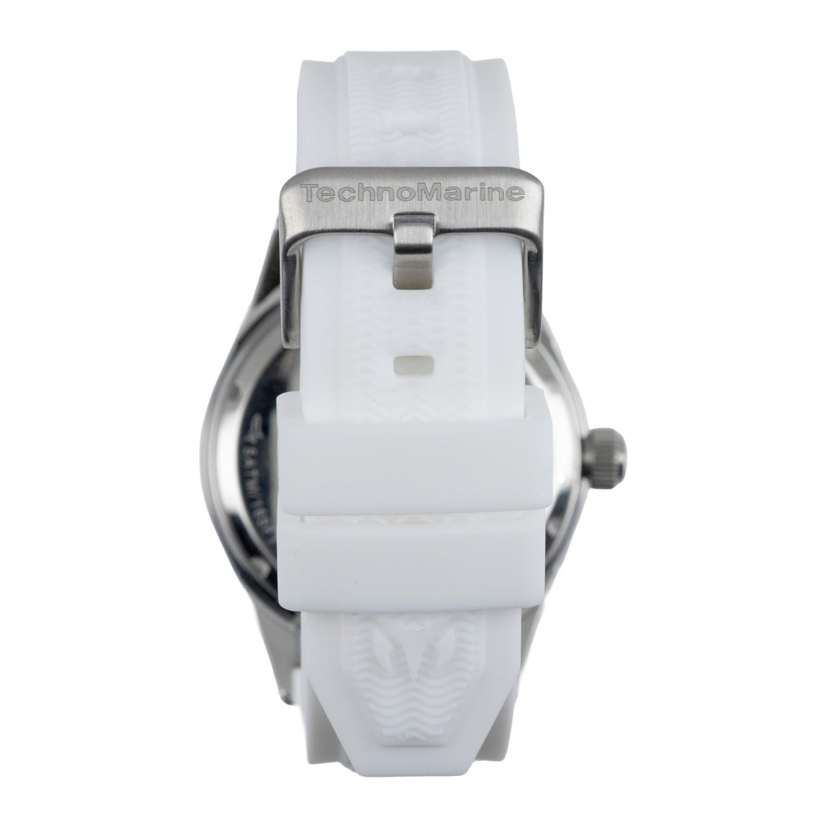 Reloj Technomarine TM-724001 vista de lado con corona y correa
