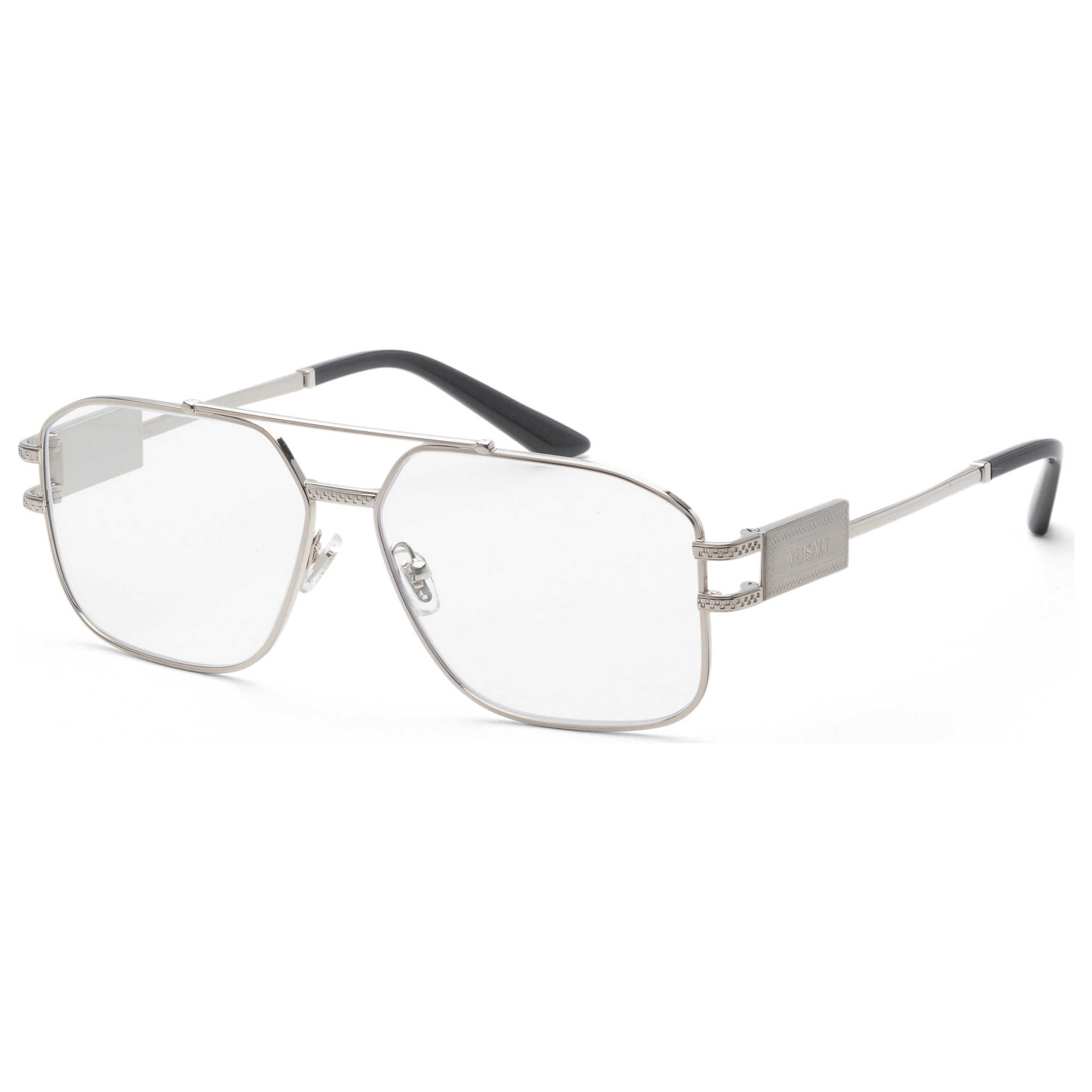 Gafas Oftálmicas Versace Plateado Cuadrada VE1302-1000-57