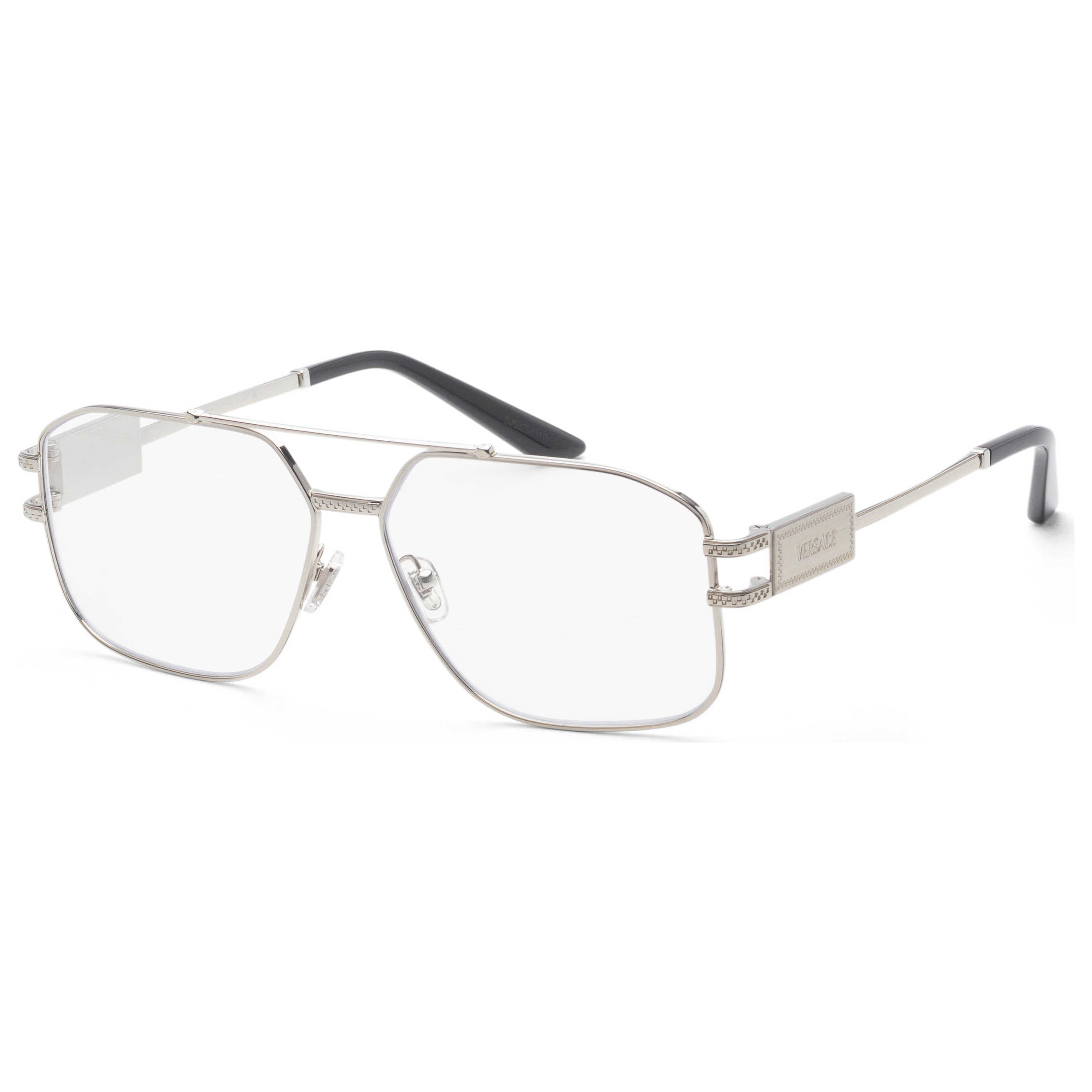 Gafas Oftálmicas Versace Plateado Cuadrada VE1302-1000-59