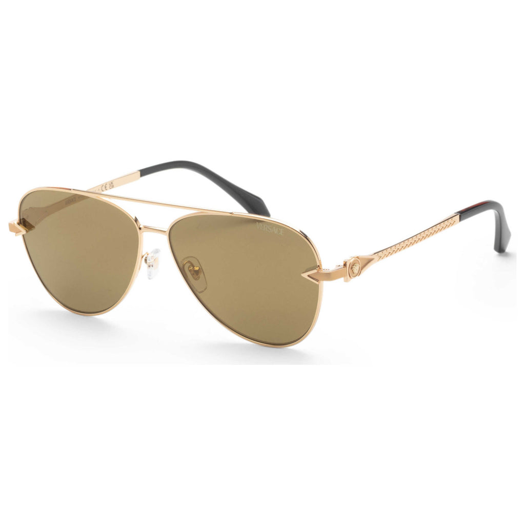 Gafas de Sol Versace Dorado Aviador VE2283-10027I-44