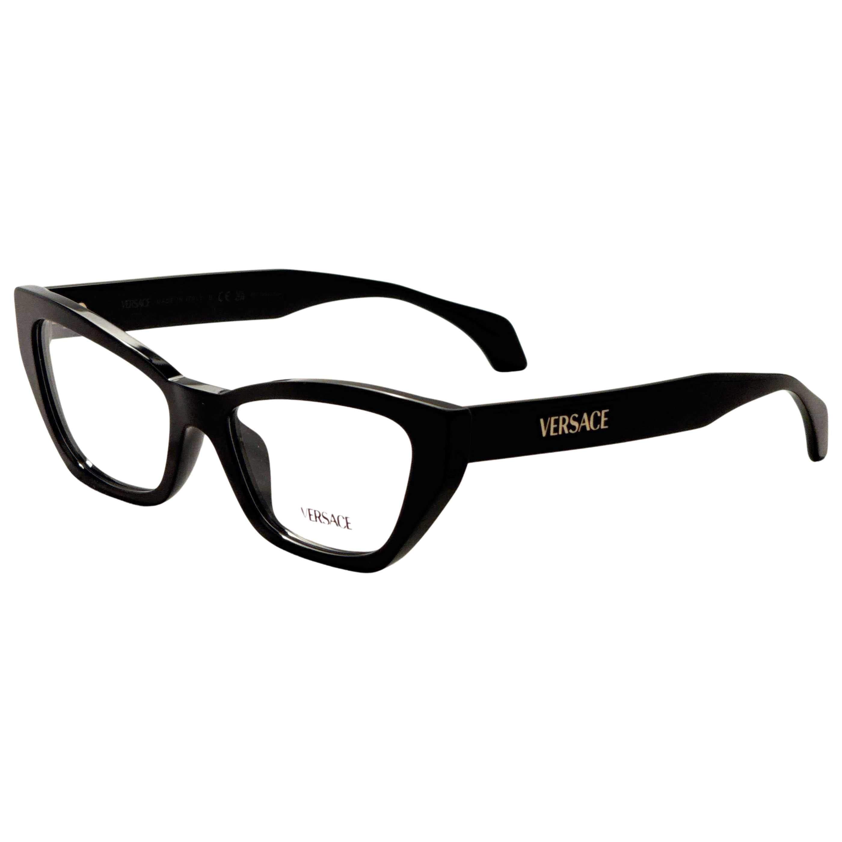 Gafas Oftálmicas Versace Negro Cat-Eye VE3373U-GB1-54