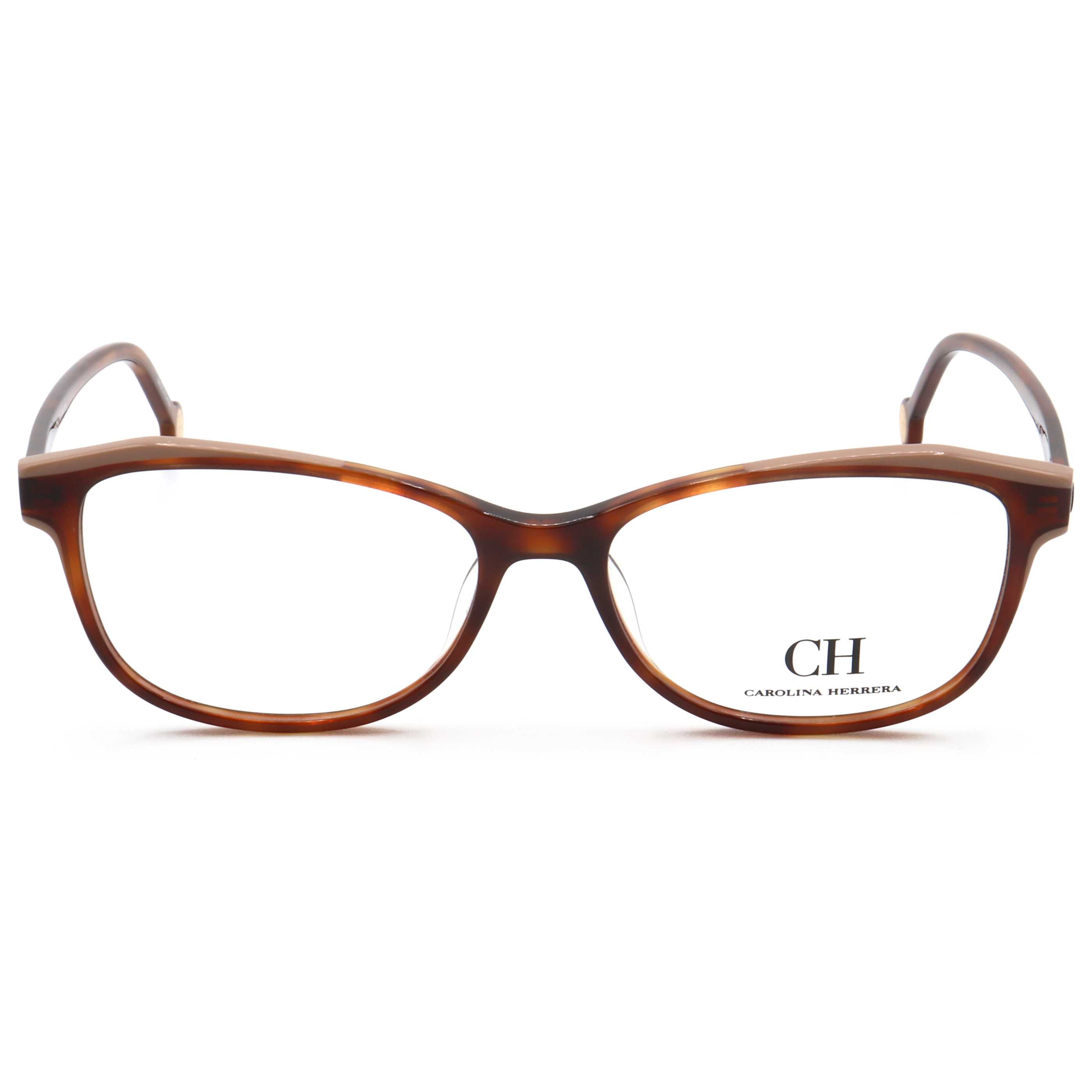 Gafas Oftálmicas Carolina Herrera Marrón Ovalada VHE776K-09XW-53